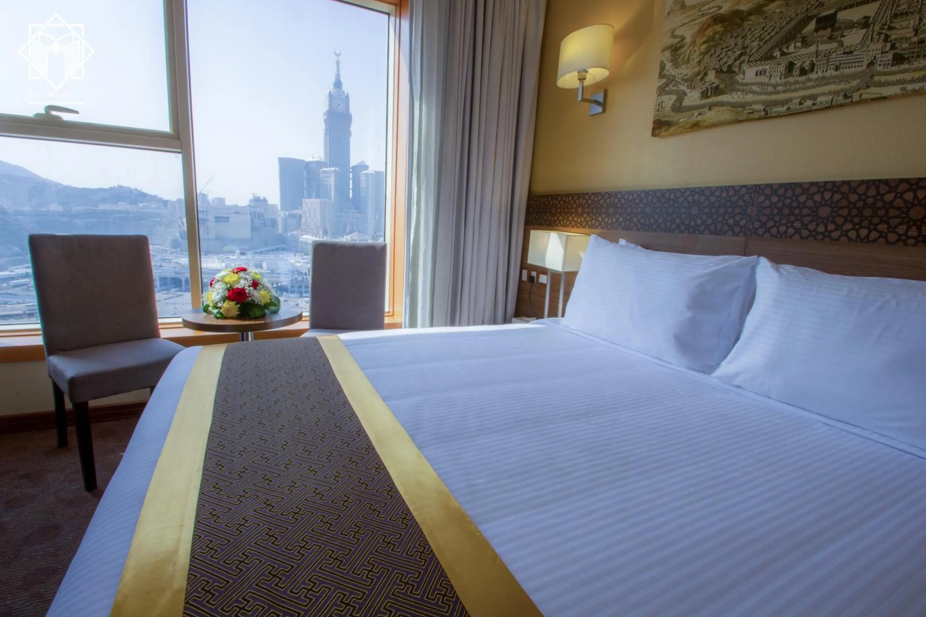 Bedroom, Bed in Manarat Gaza Hotel - Al Haram Tower