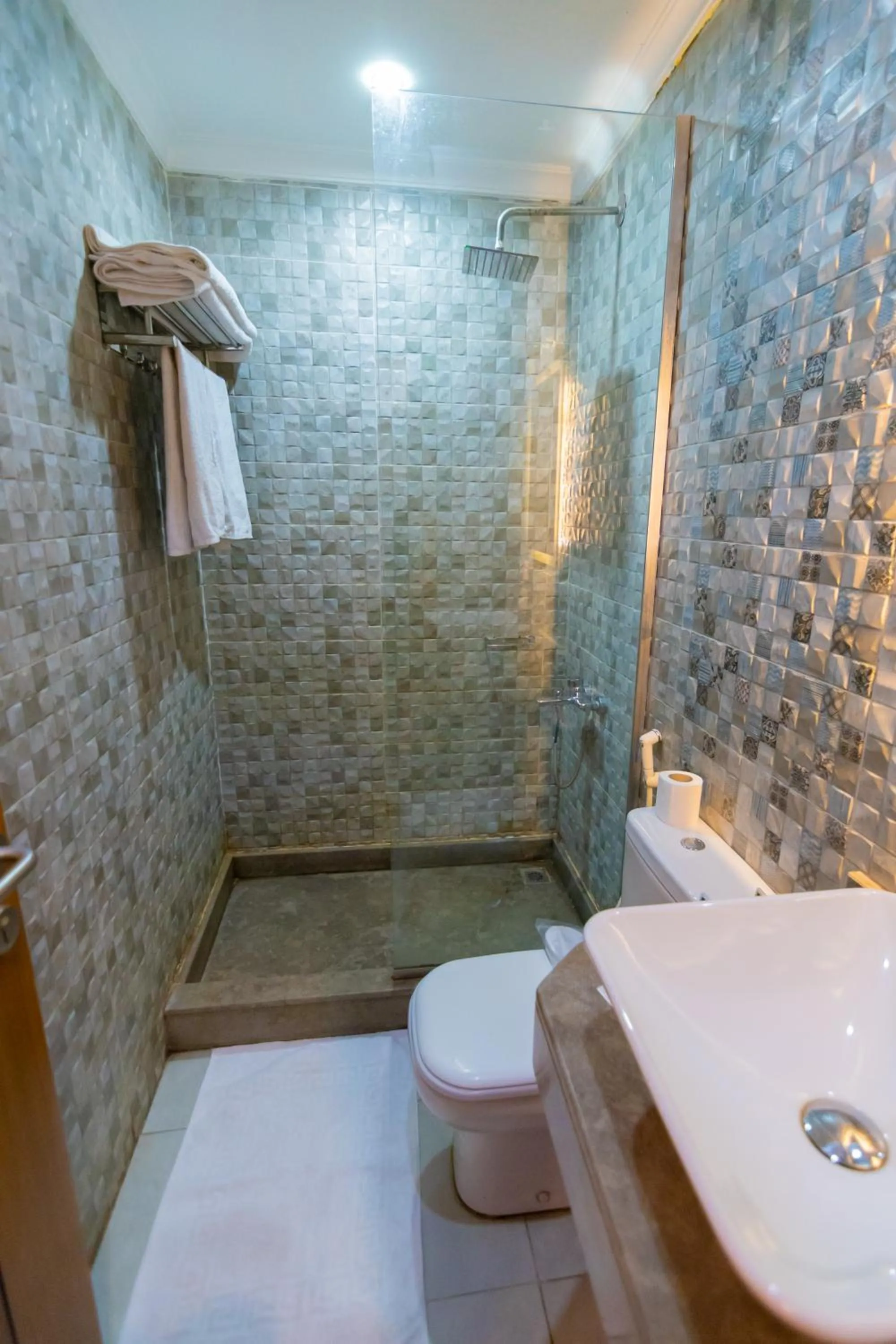 Bathroom in Museum Plaza