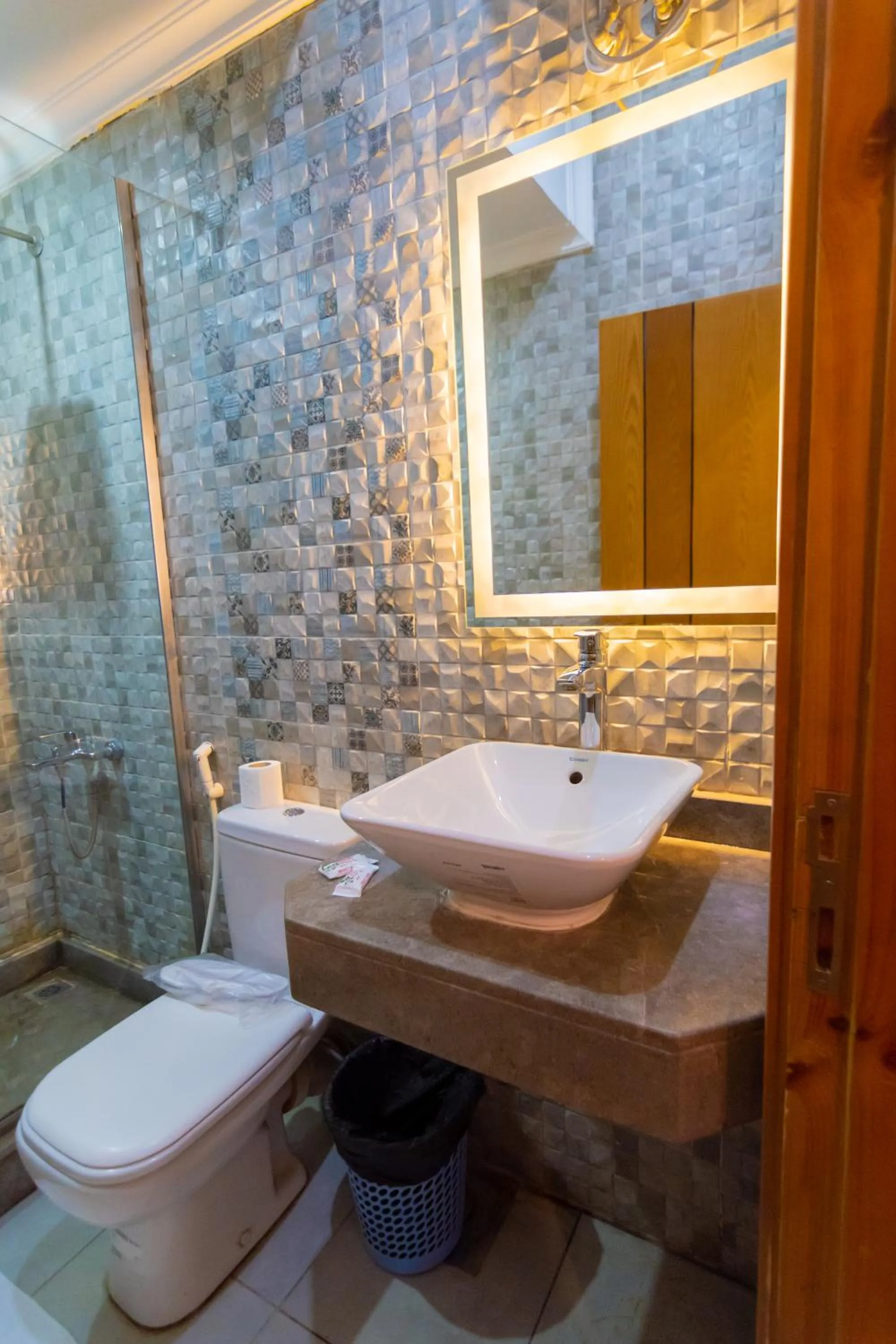 Bathroom in Museum Plaza