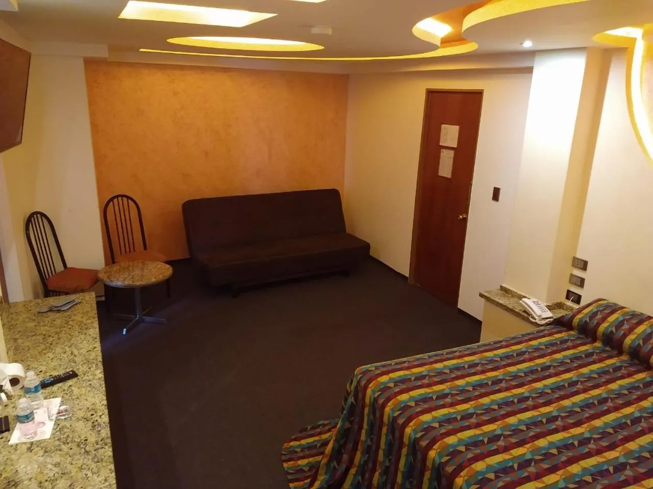 Bed in Hotel Siesta del Sur