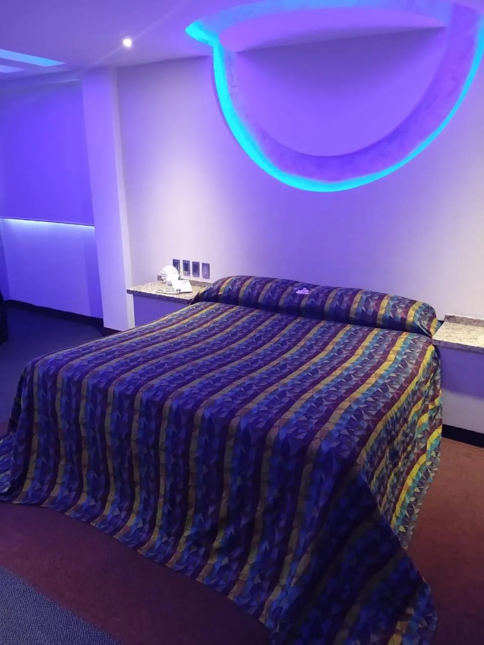 Bed in Hotel Siesta del Sur