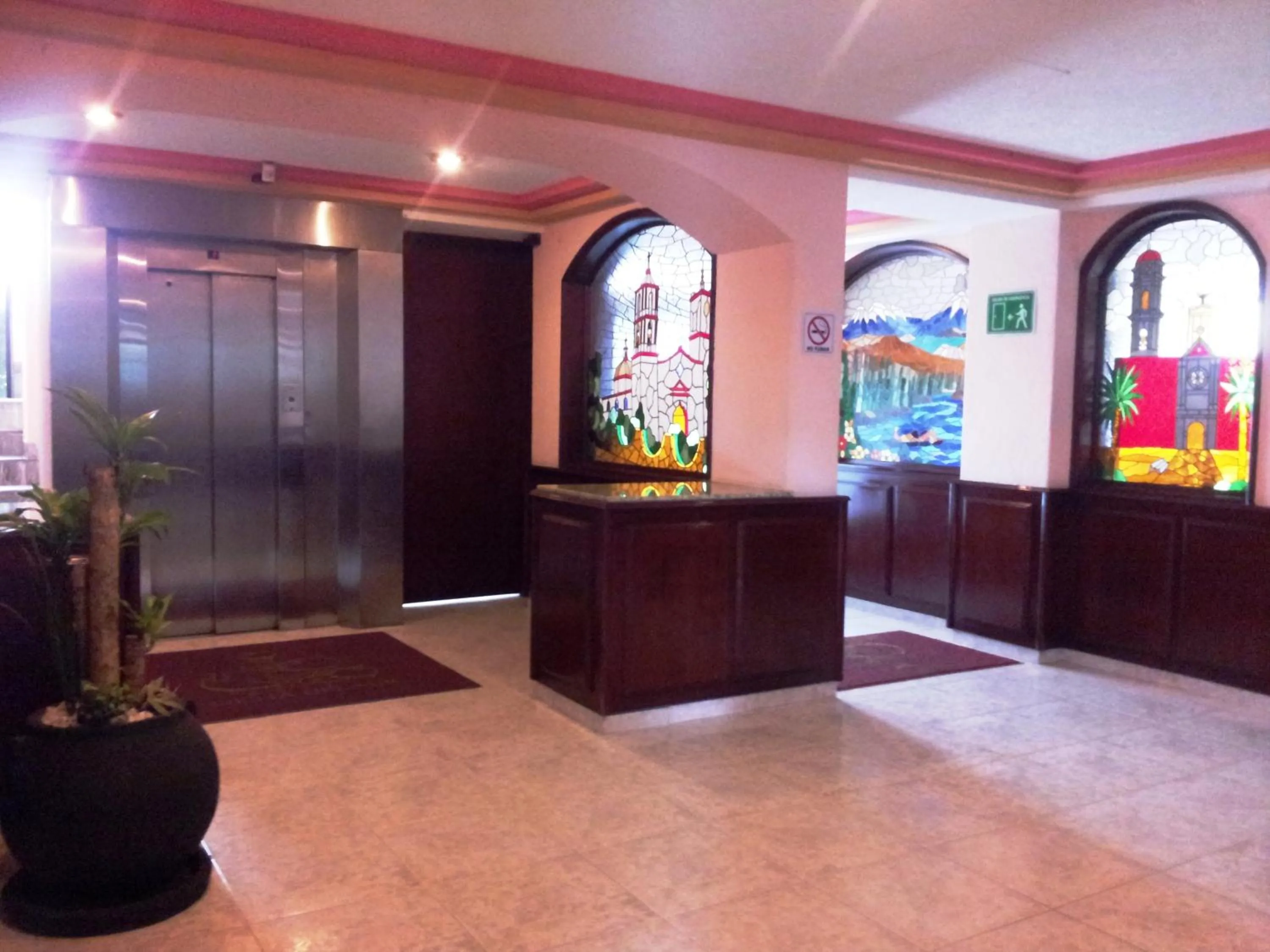 Lobby or reception in Hotel Siesta del Sur