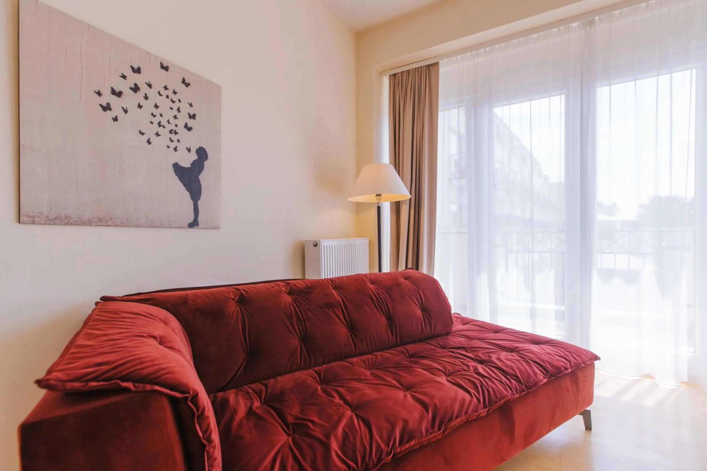 Seating area in Hotel Villa Medici