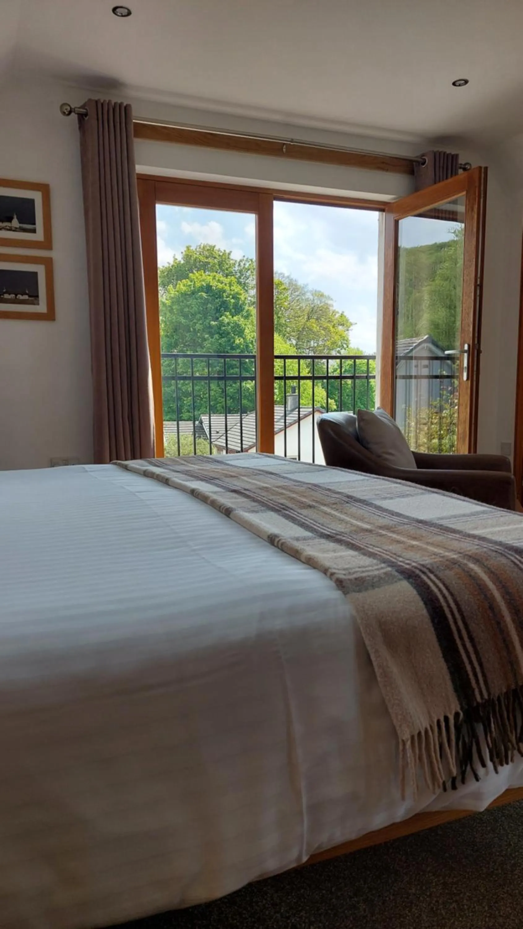 Bed in Orchard House Bed and Breakfast