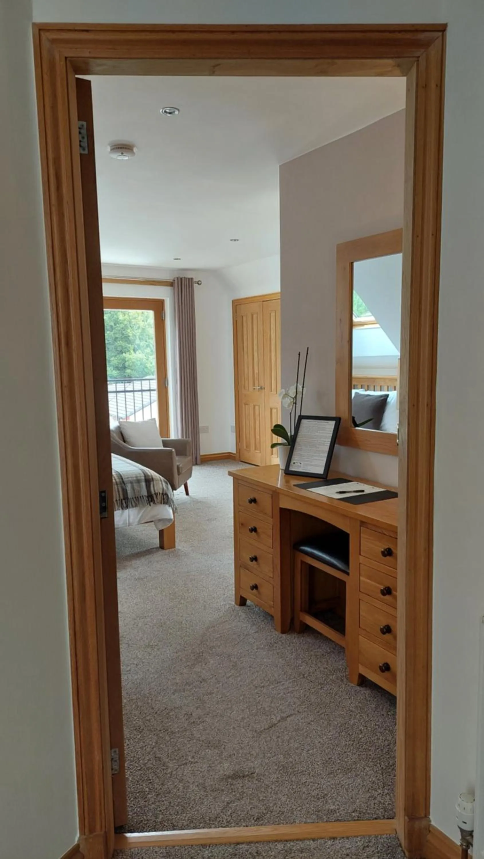 Bed in Orchard House Bed and Breakfast