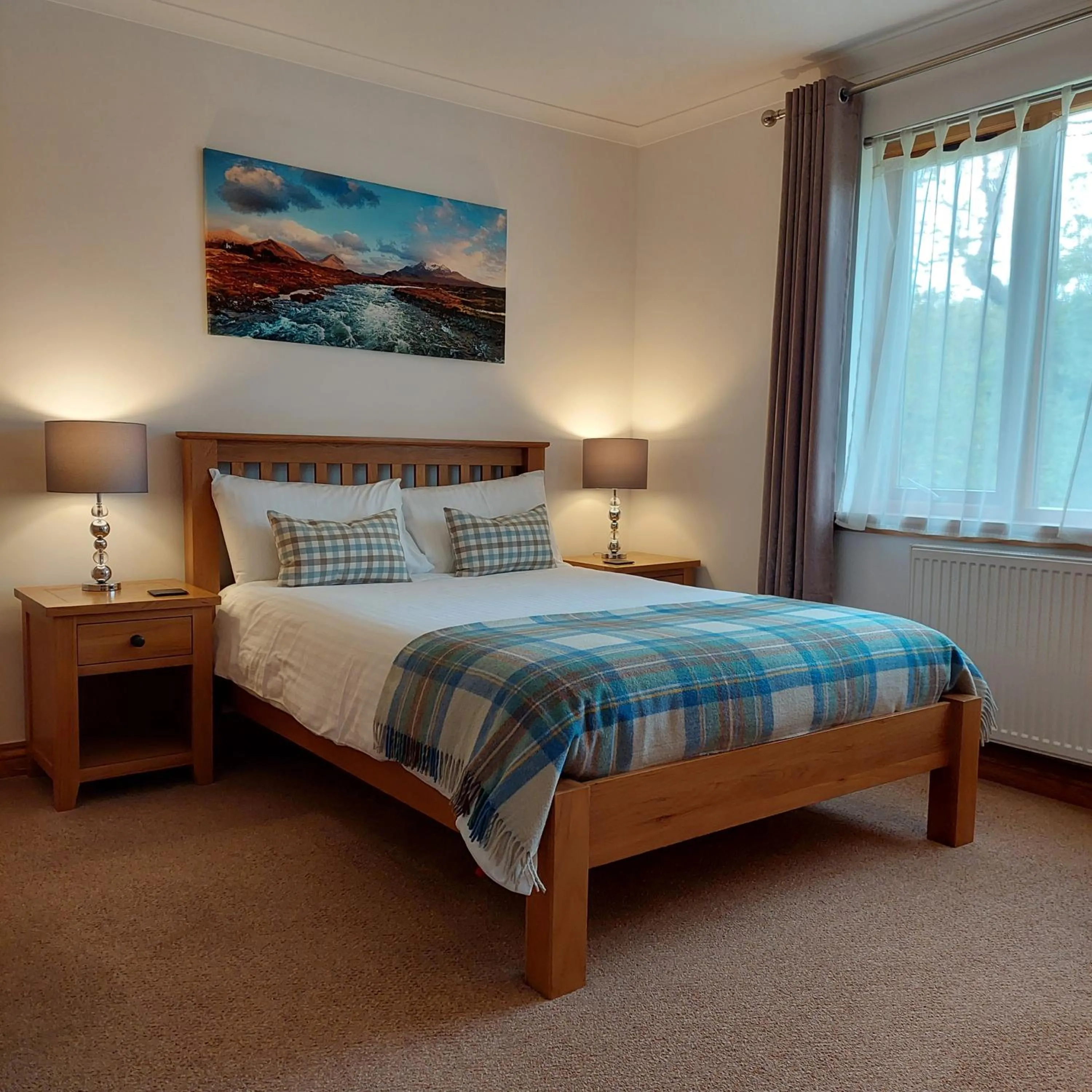 Bed in Orchard House Bed and Breakfast