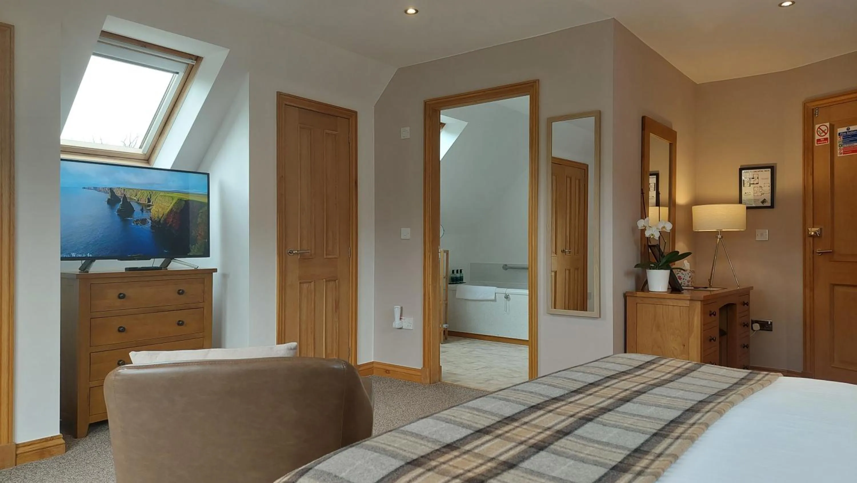 Bed in Orchard House Bed and Breakfast