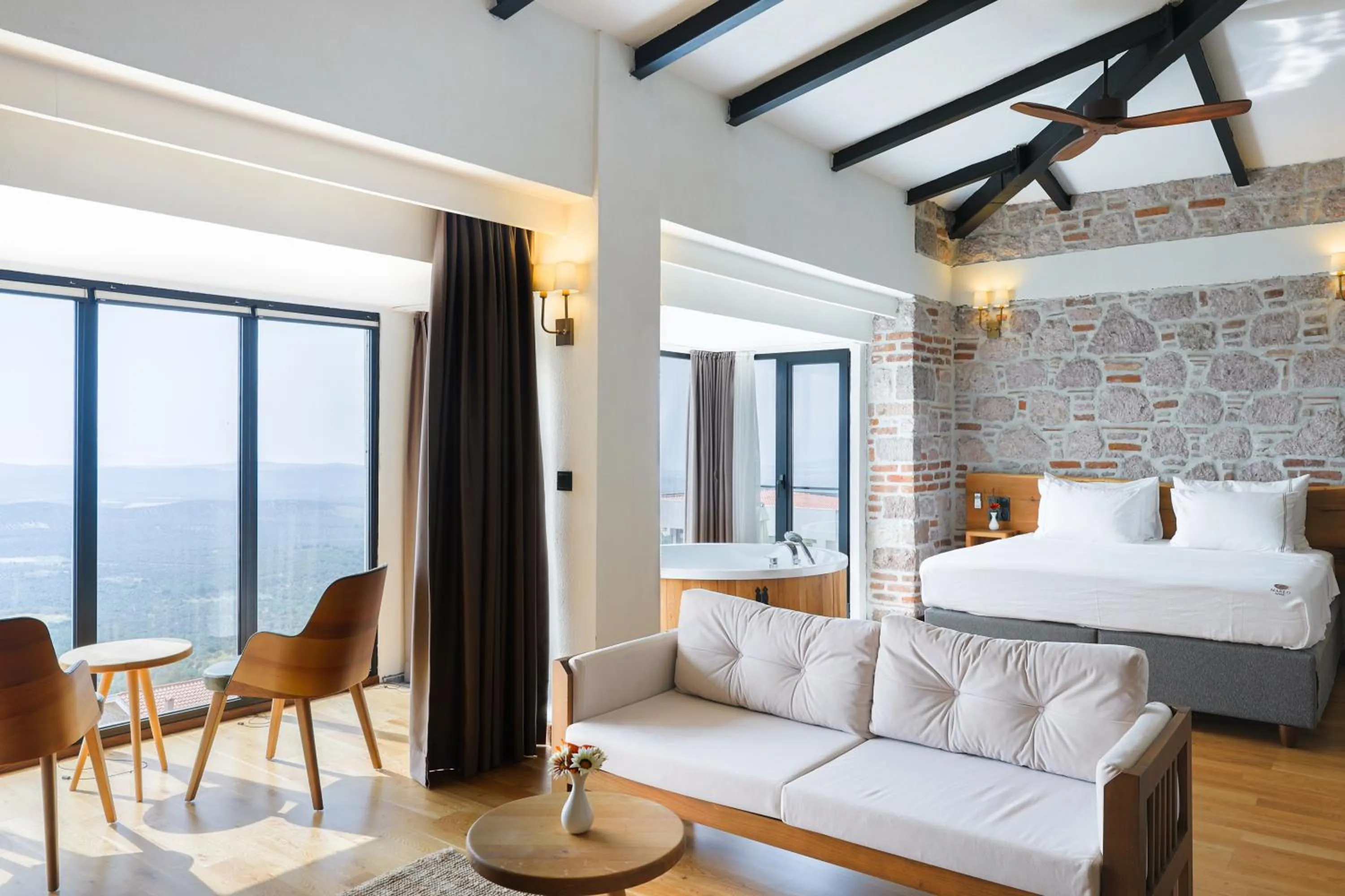 Bedroom in Marlo Ayvalık 12 Plus Adult Only