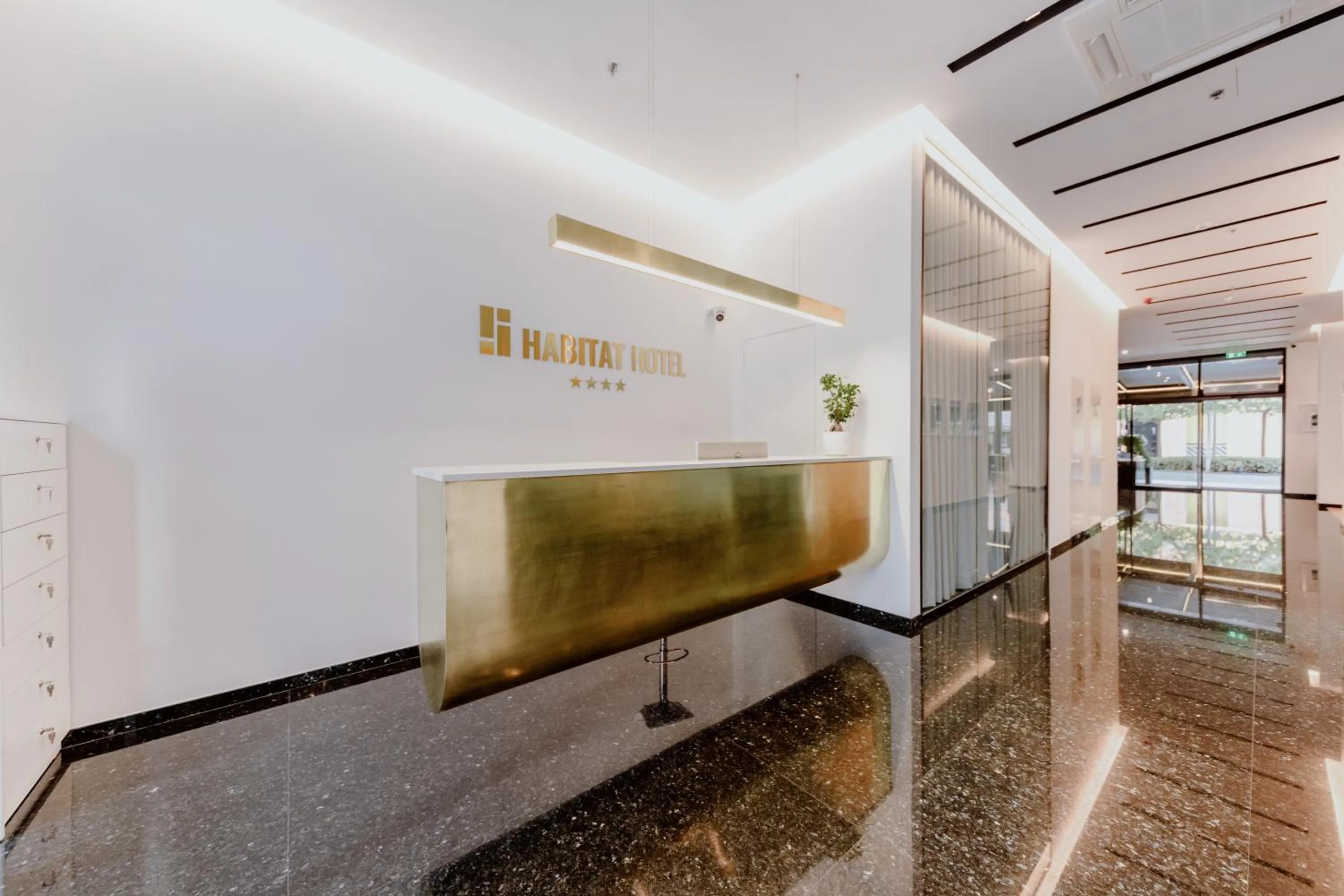 Lobby or reception in Habitat Hotel Tirana