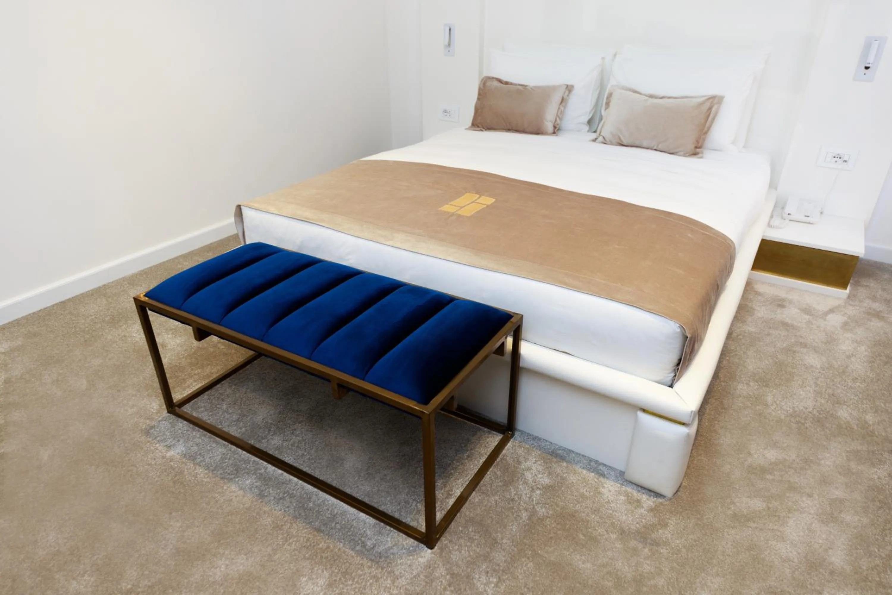Bed in Habitat Hotel Tirana