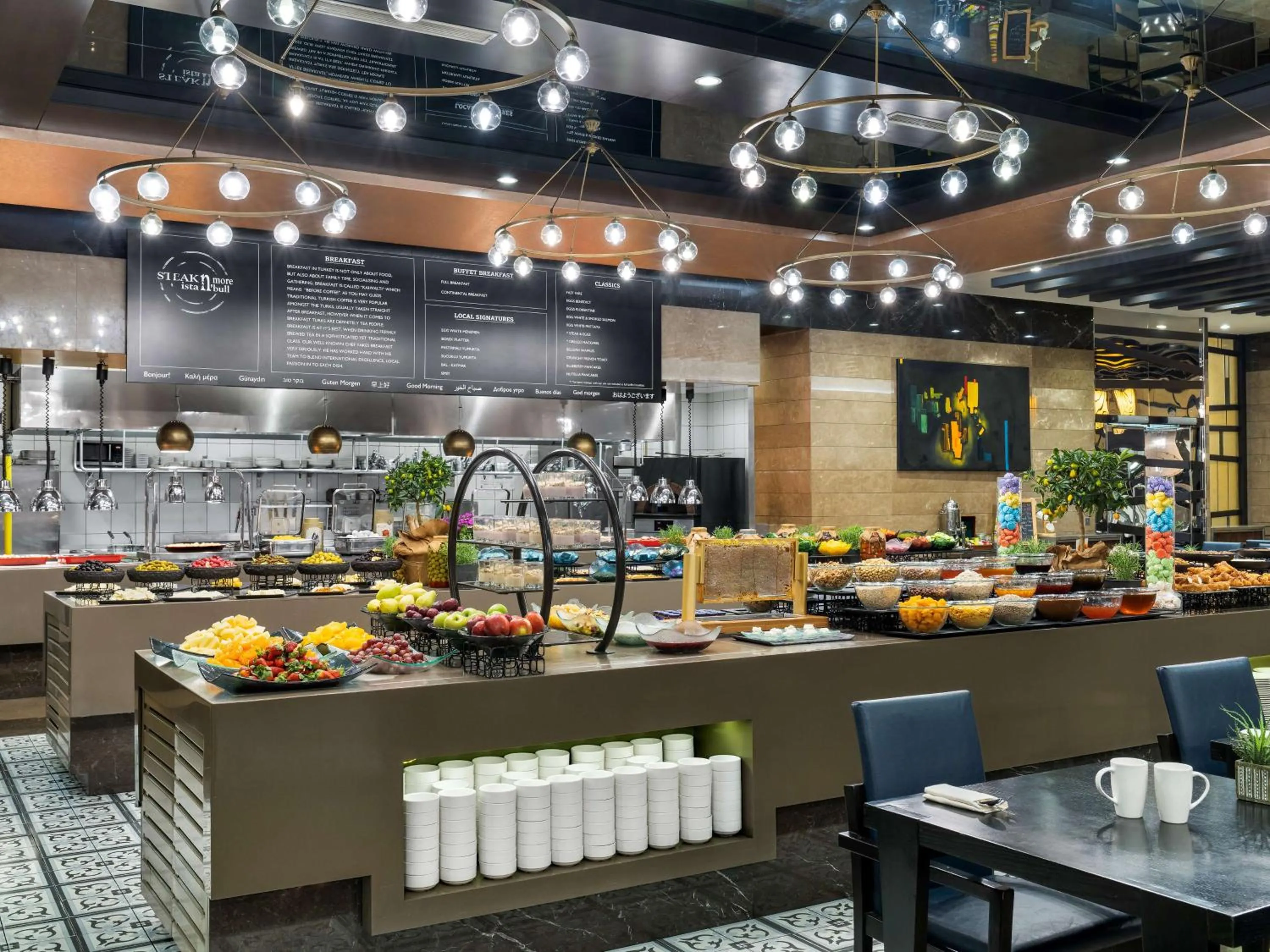 Breakfast in Radisson Blu Hotel, Istanbul Sisli