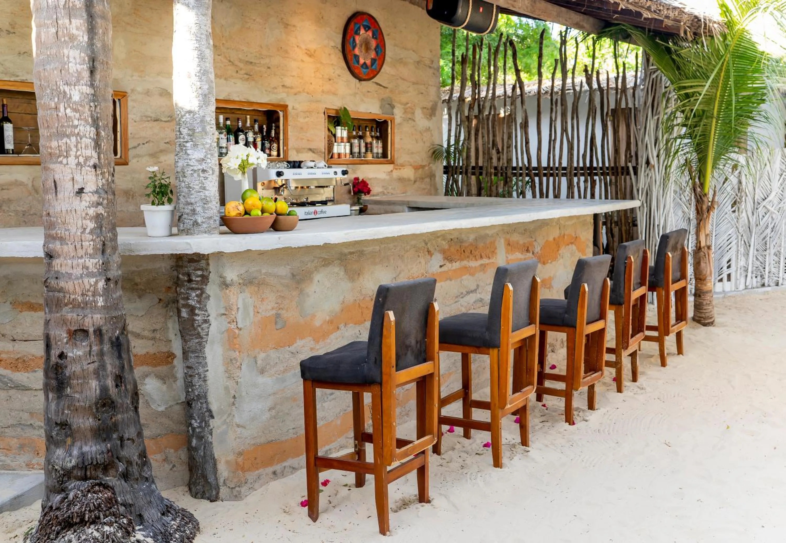 Seating area in Treehouse Jericoacoara