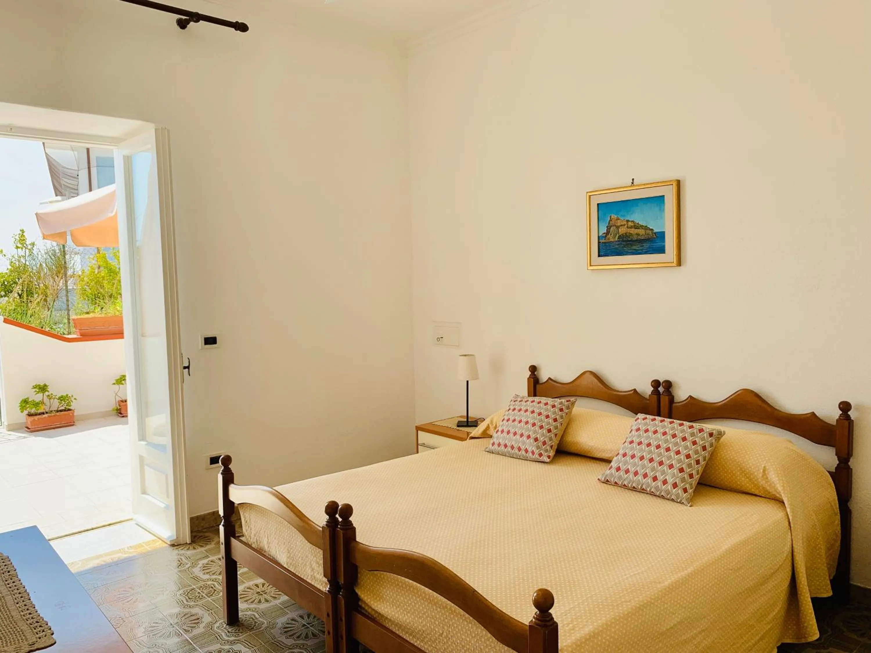 Bedroom, Bed in Pensione Casa Verde