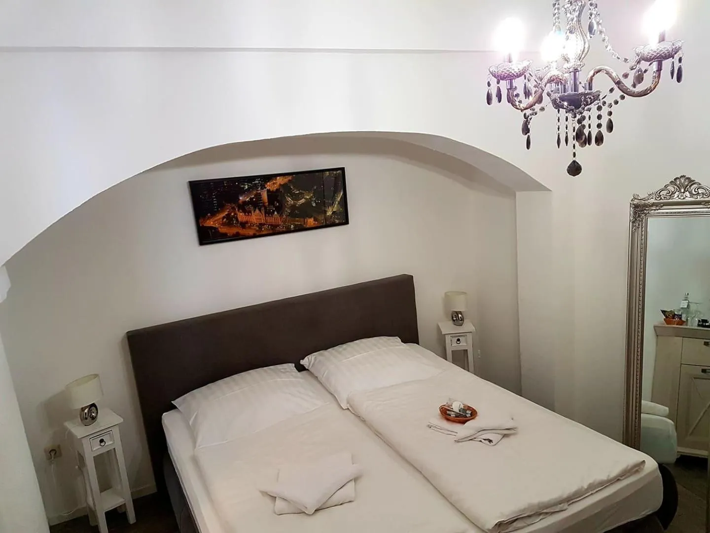 Bed in Parkhotel am Schloss Machern