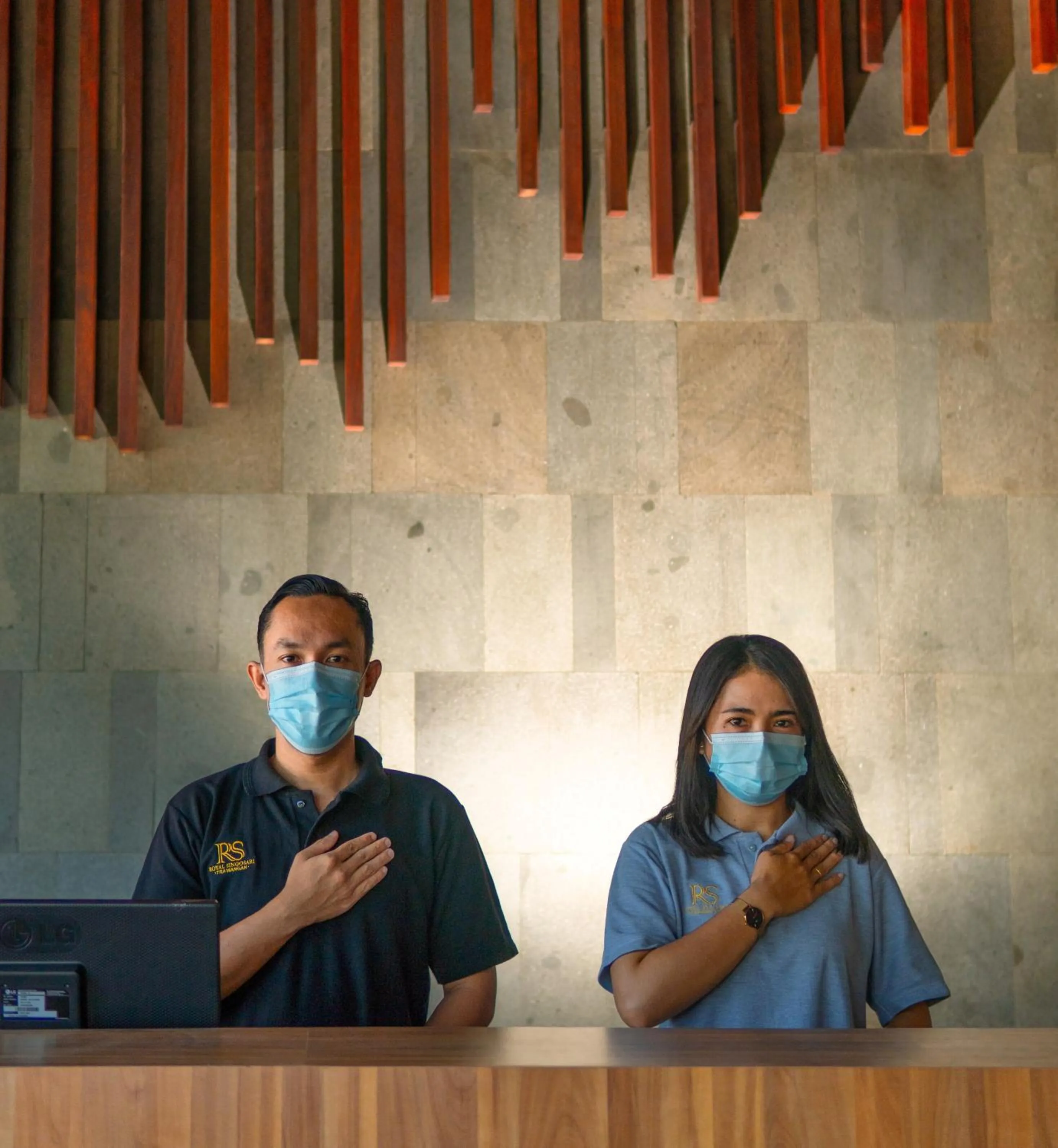 Lobby or reception in Royal Regantris Trawangan