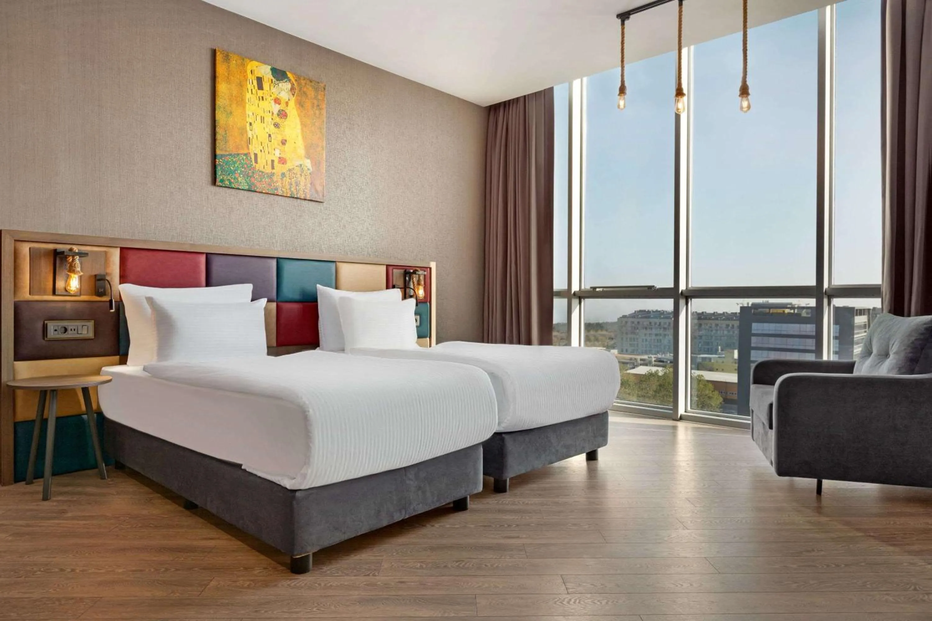 Twin Room with Sea View - single occupancy - Non-Smoking in Ramada Encore by Wyndham Istanbul Avcilar