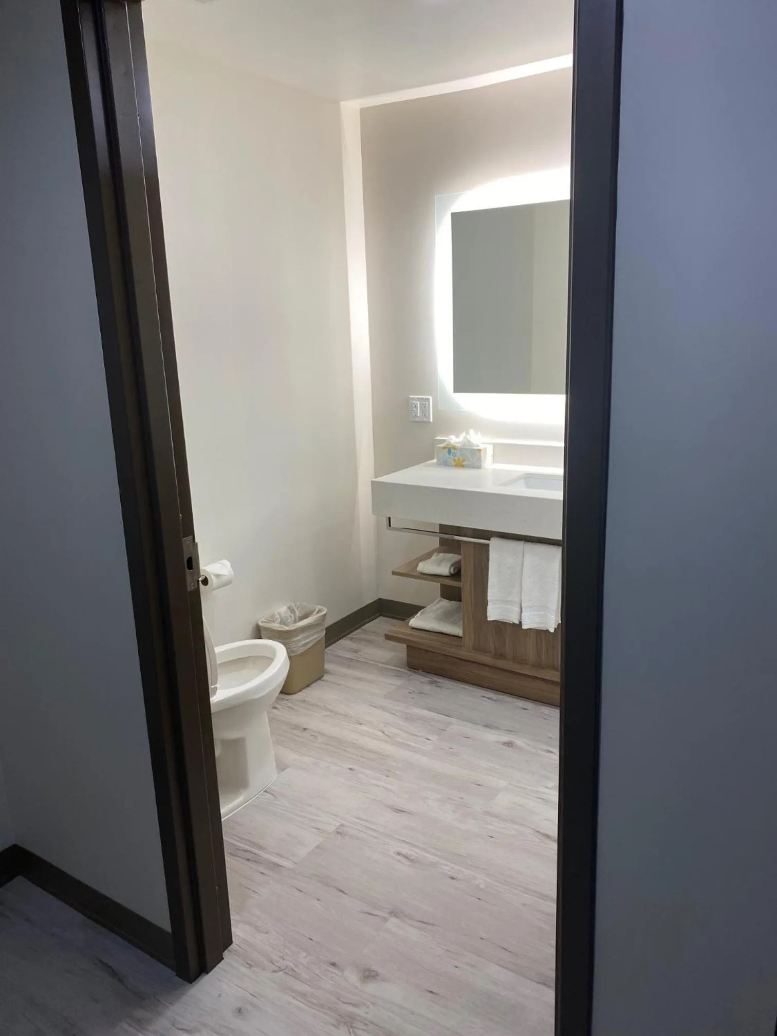 Bathroom in Wyndham Garden Orlando Airport - Free Airport Shuttle