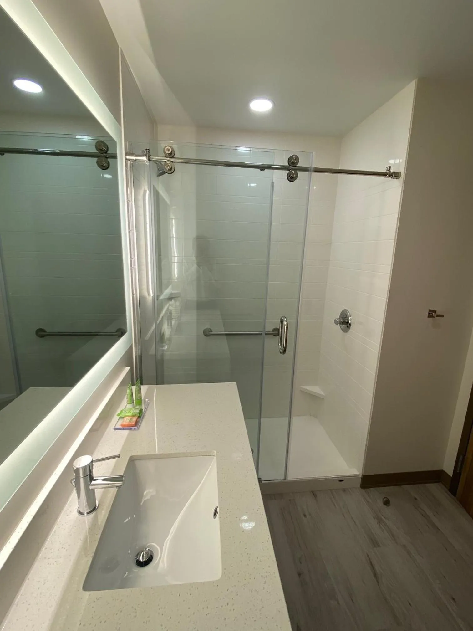 Bathroom in Wyndham Garden Orlando Airport - Free Airport Shuttle