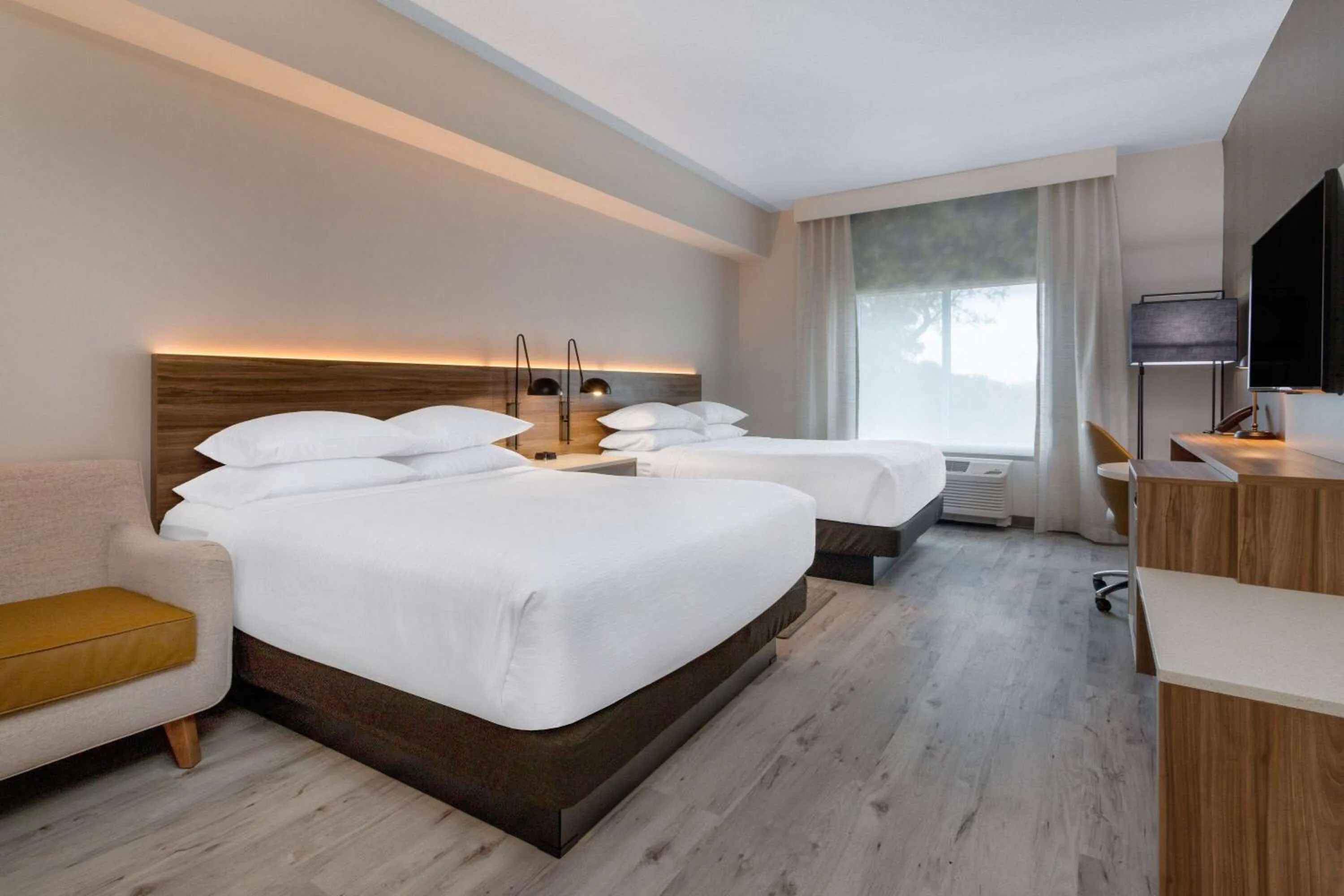 Photo of the whole room, Bed in Wyndham Garden Orlando Airport - Free Airport Shuttle