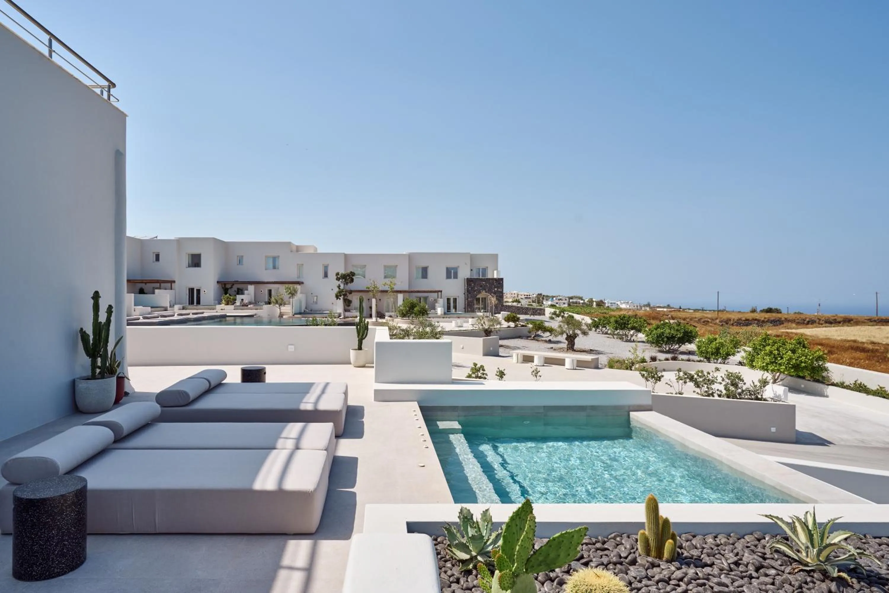 Pool view in Lilium Homes