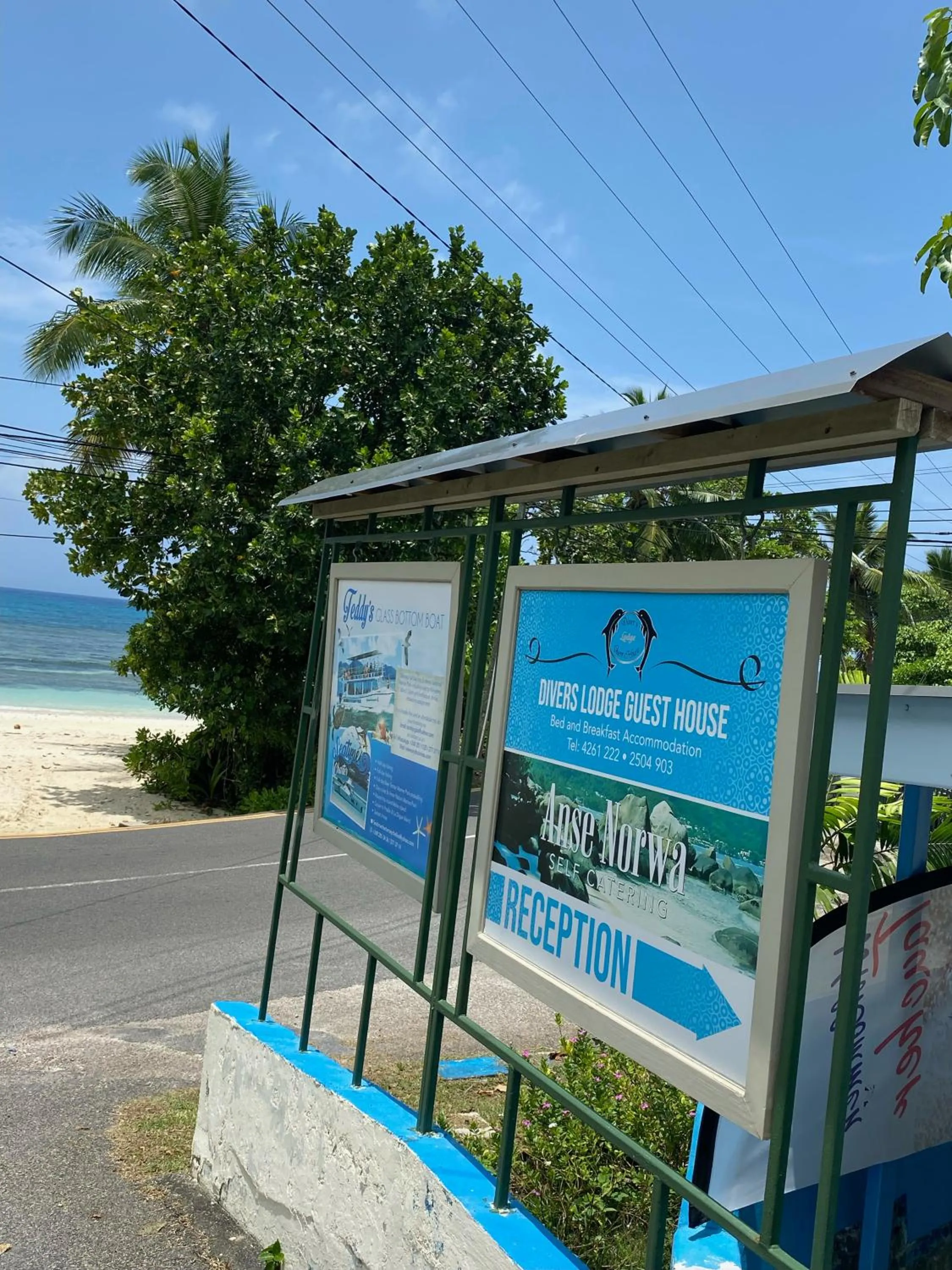 Location in Anse Norwa Self Catering