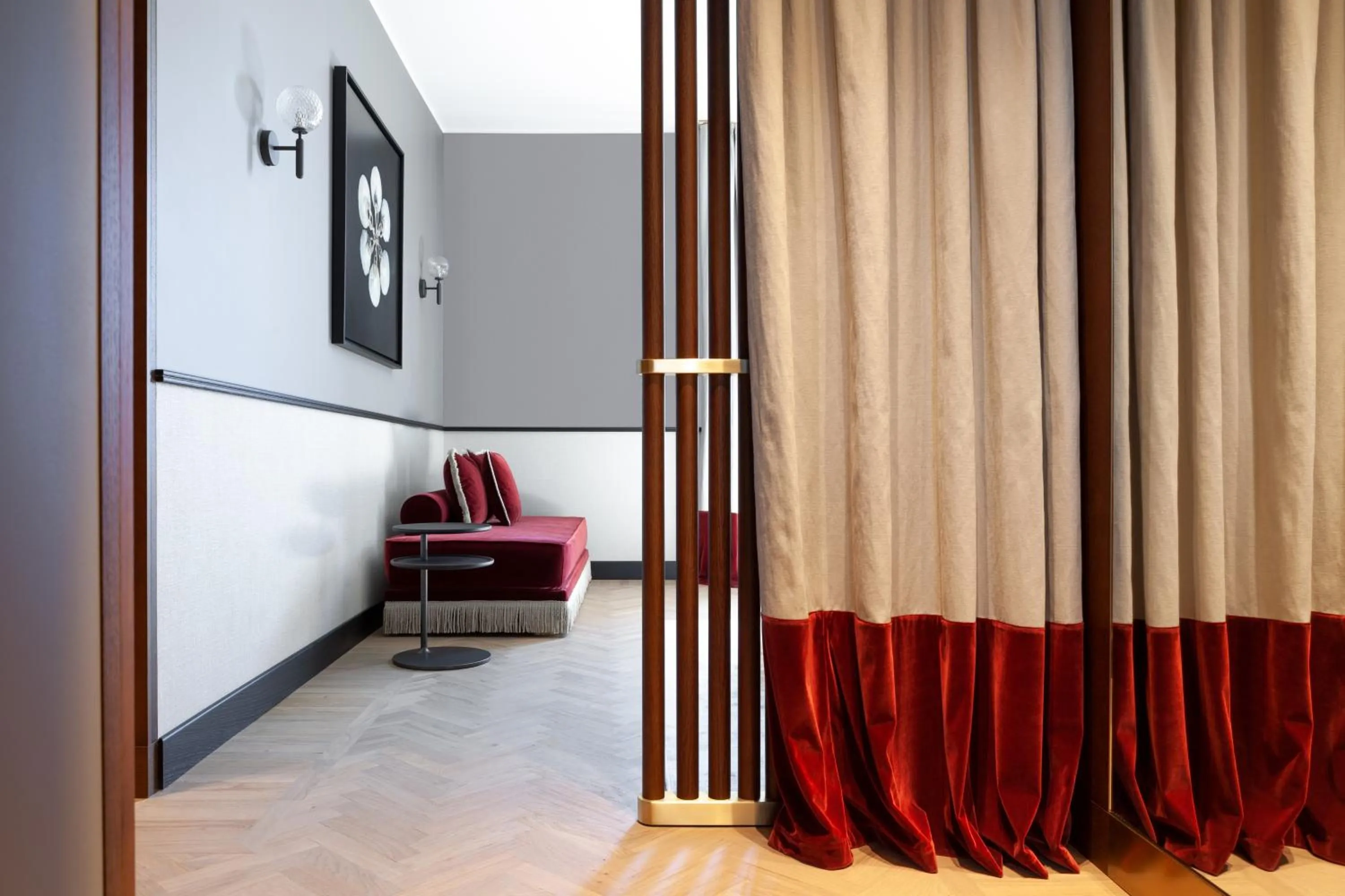 Bed in Amabilia Suites