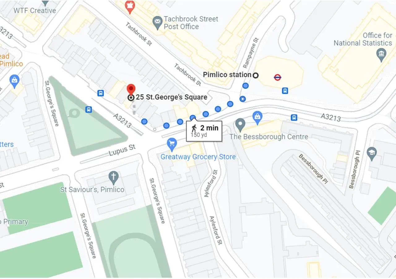 Bird's eye view in Queen Victoria Apartments