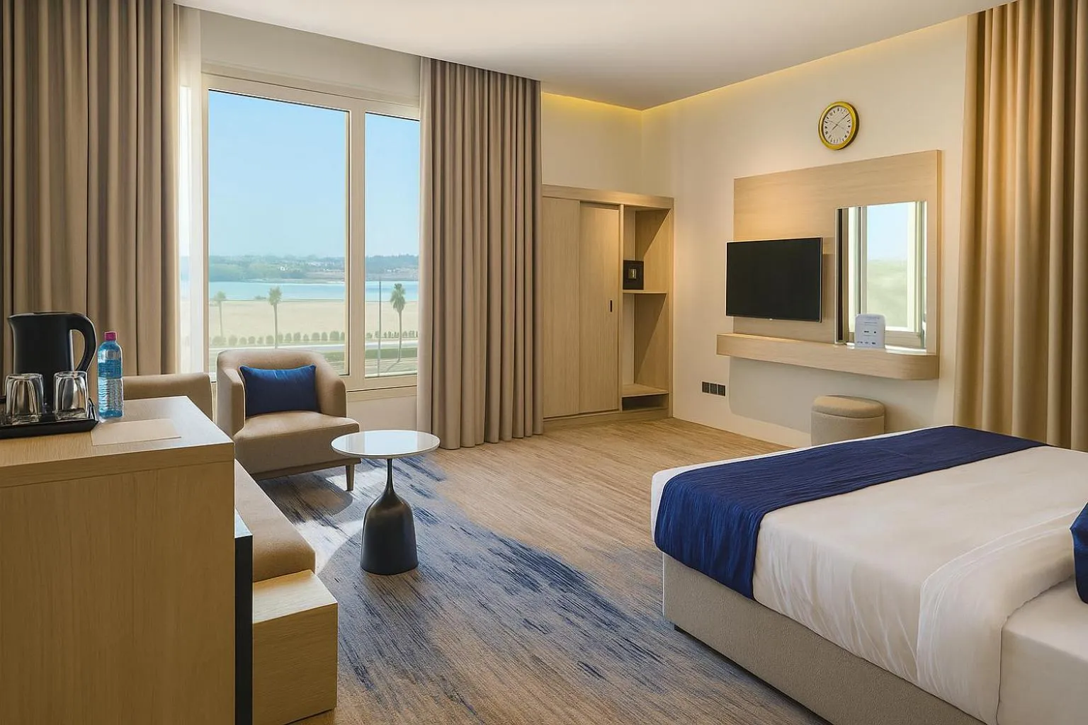 Photo of the whole room, Bed in Elite Served Apartments Al Cornich