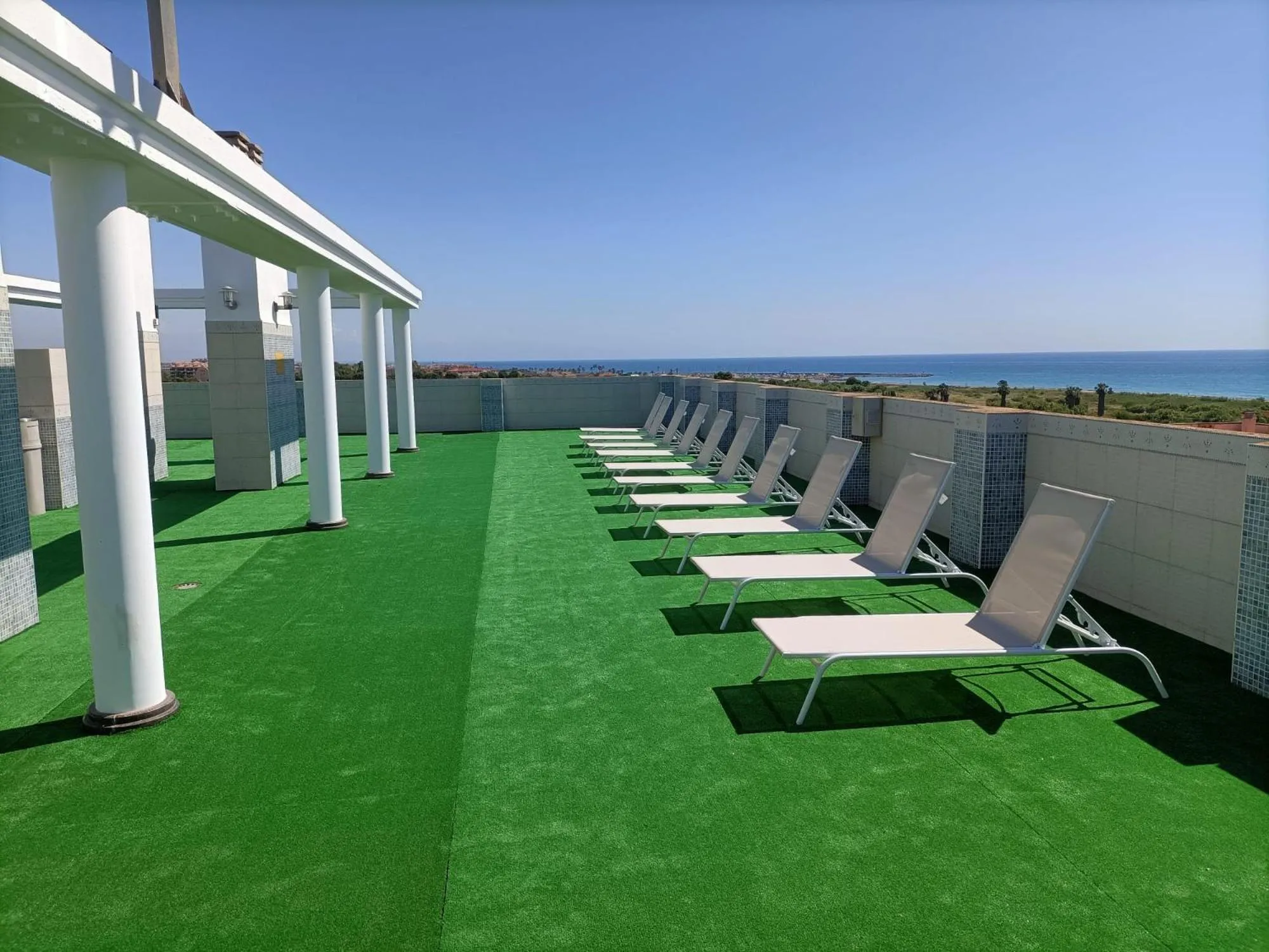 Solarium in Hotel Vent de Mar