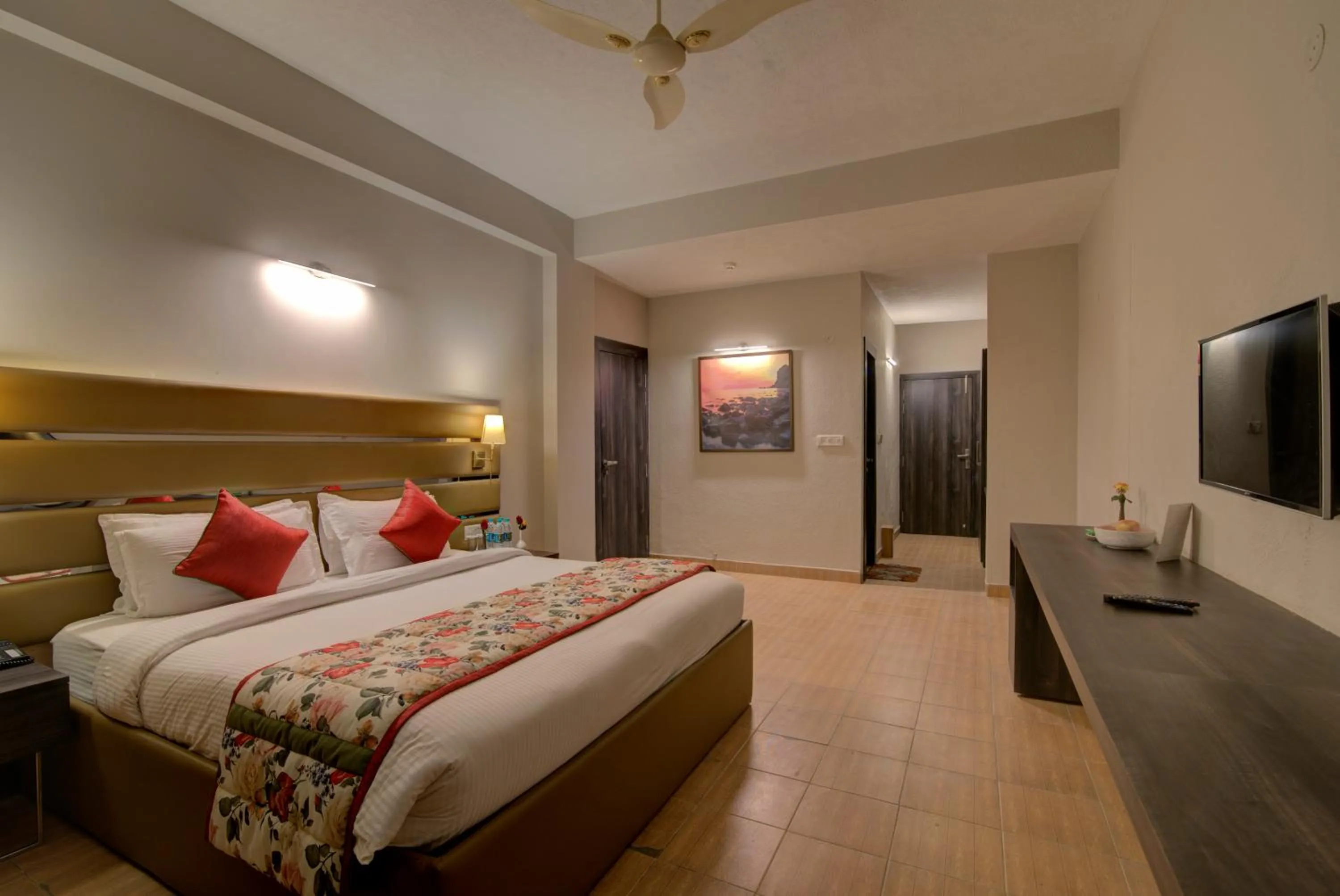 Bedroom, Bed in Tarika Resort & Spa , Chail