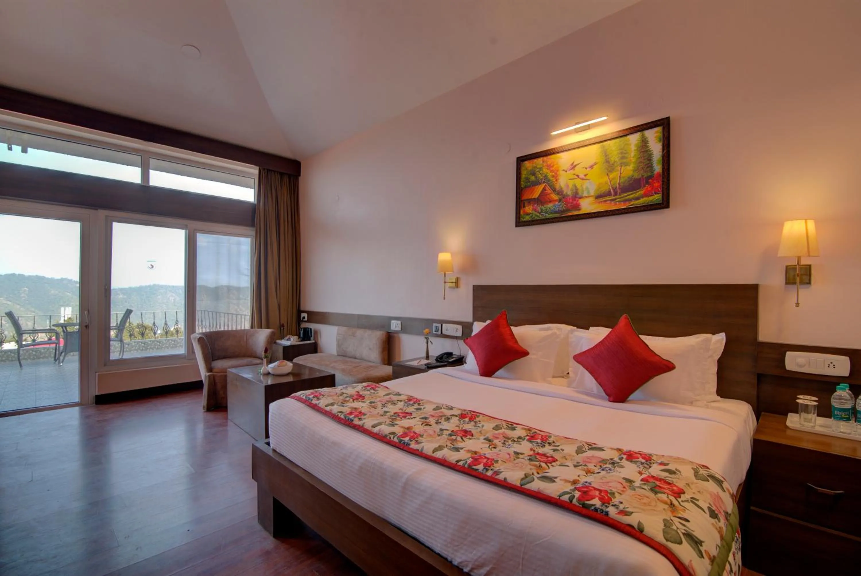 Bedroom, Bed in Tarika Resort & Spa , Chail