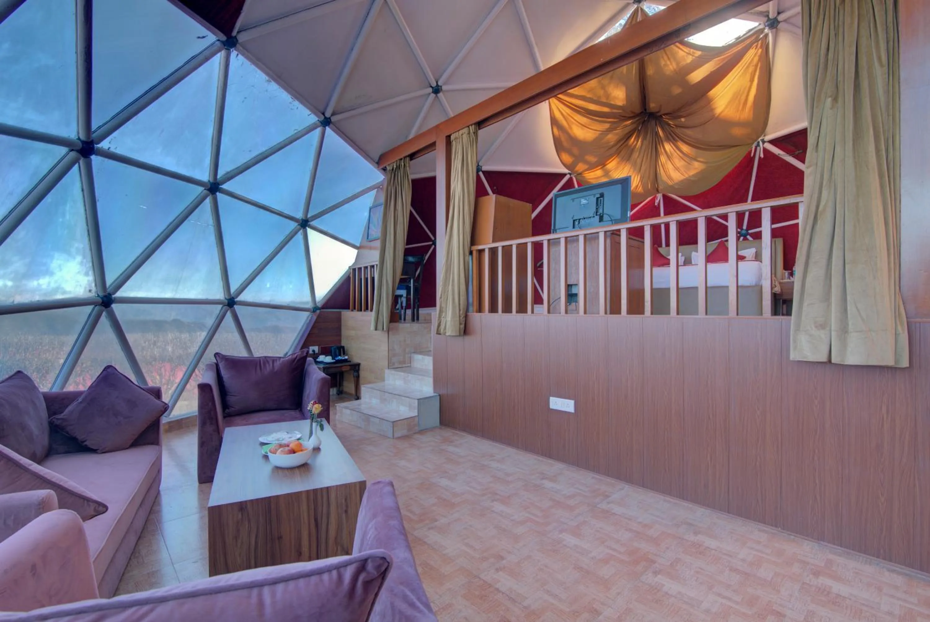 Bedroom in Tarika Resort & Spa , Chail