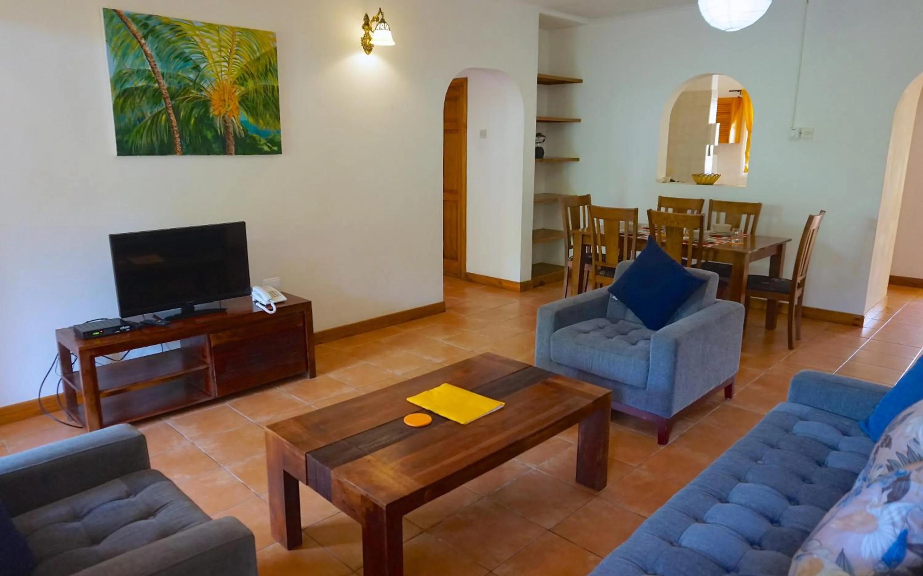 Living room in La Villa Therese