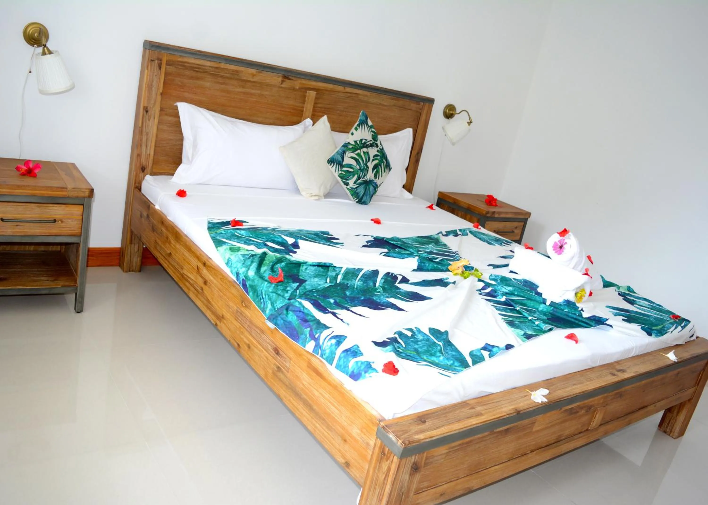 Bedroom, Bed in La Villa Therese