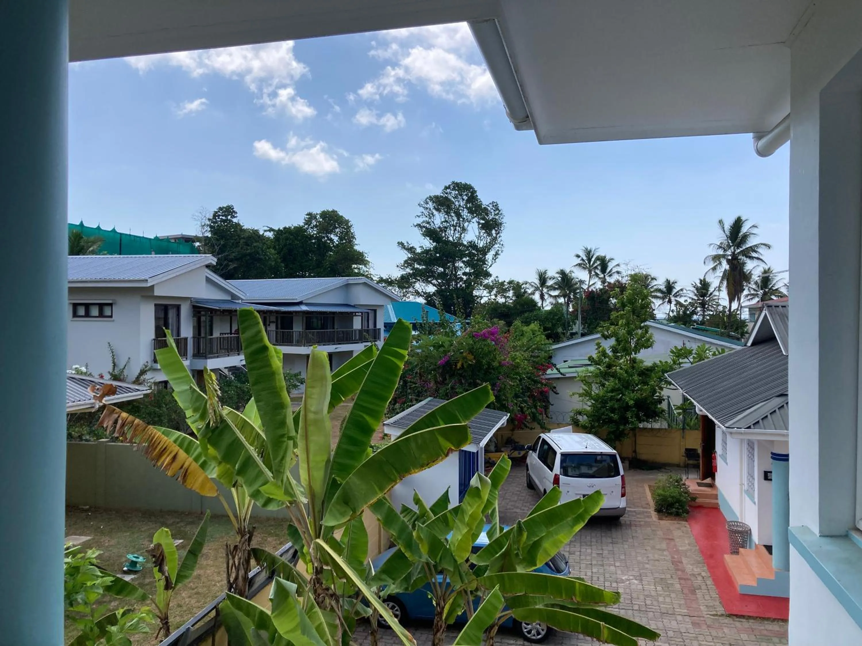 Inner courtyard view in La Villa Therese