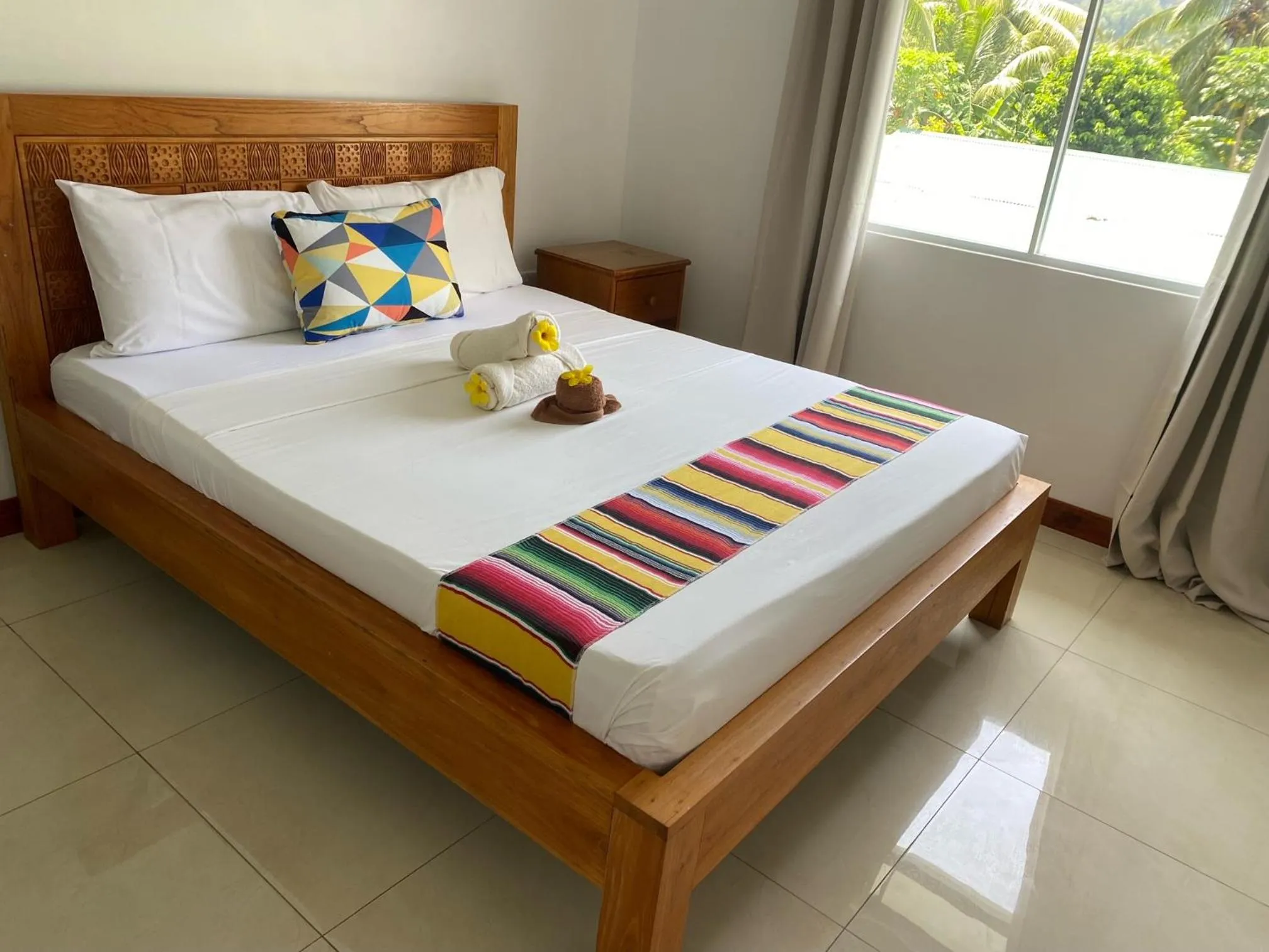 Bed in La Villa Therese