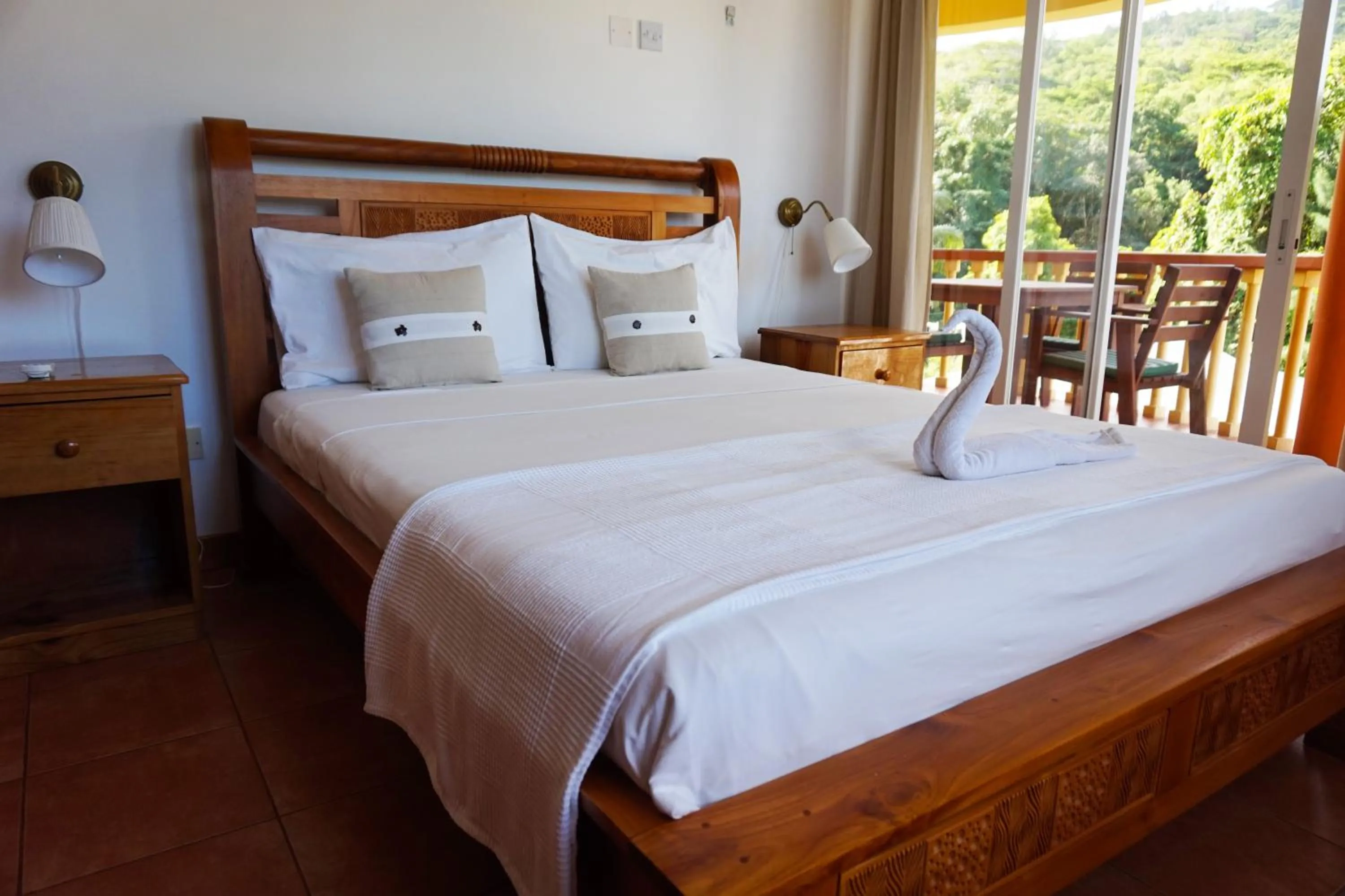 Bed in La Villa Therese