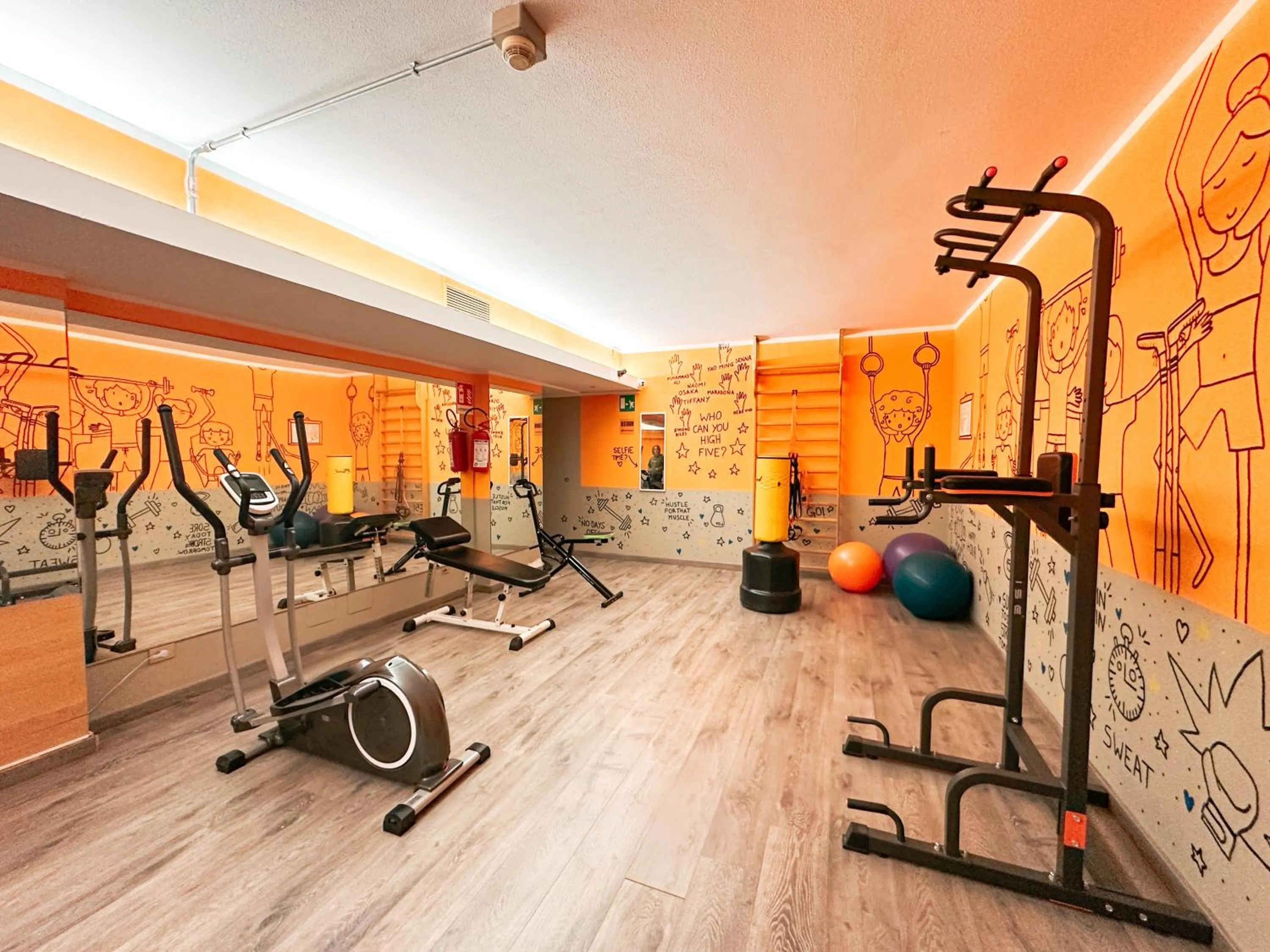 Fitness centre/facilities in Ostello Bello Genova