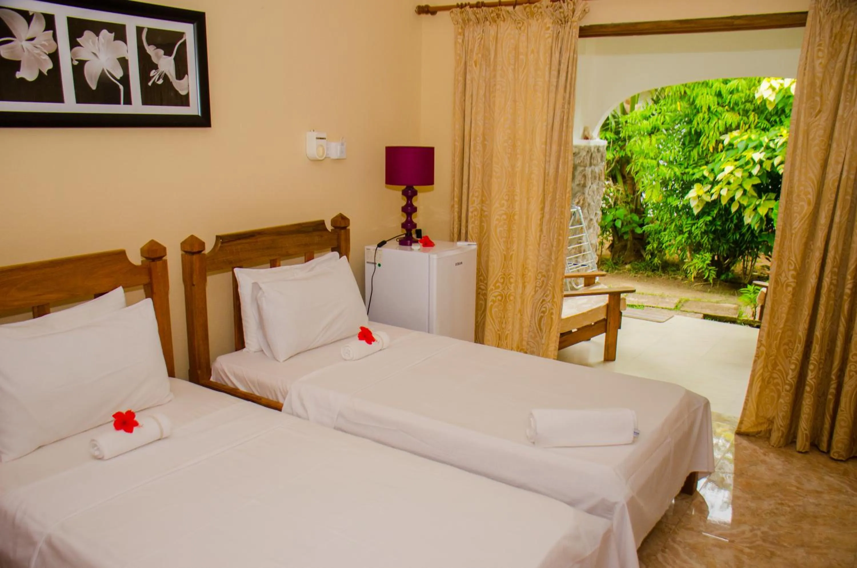 Bed in Villa Rafia