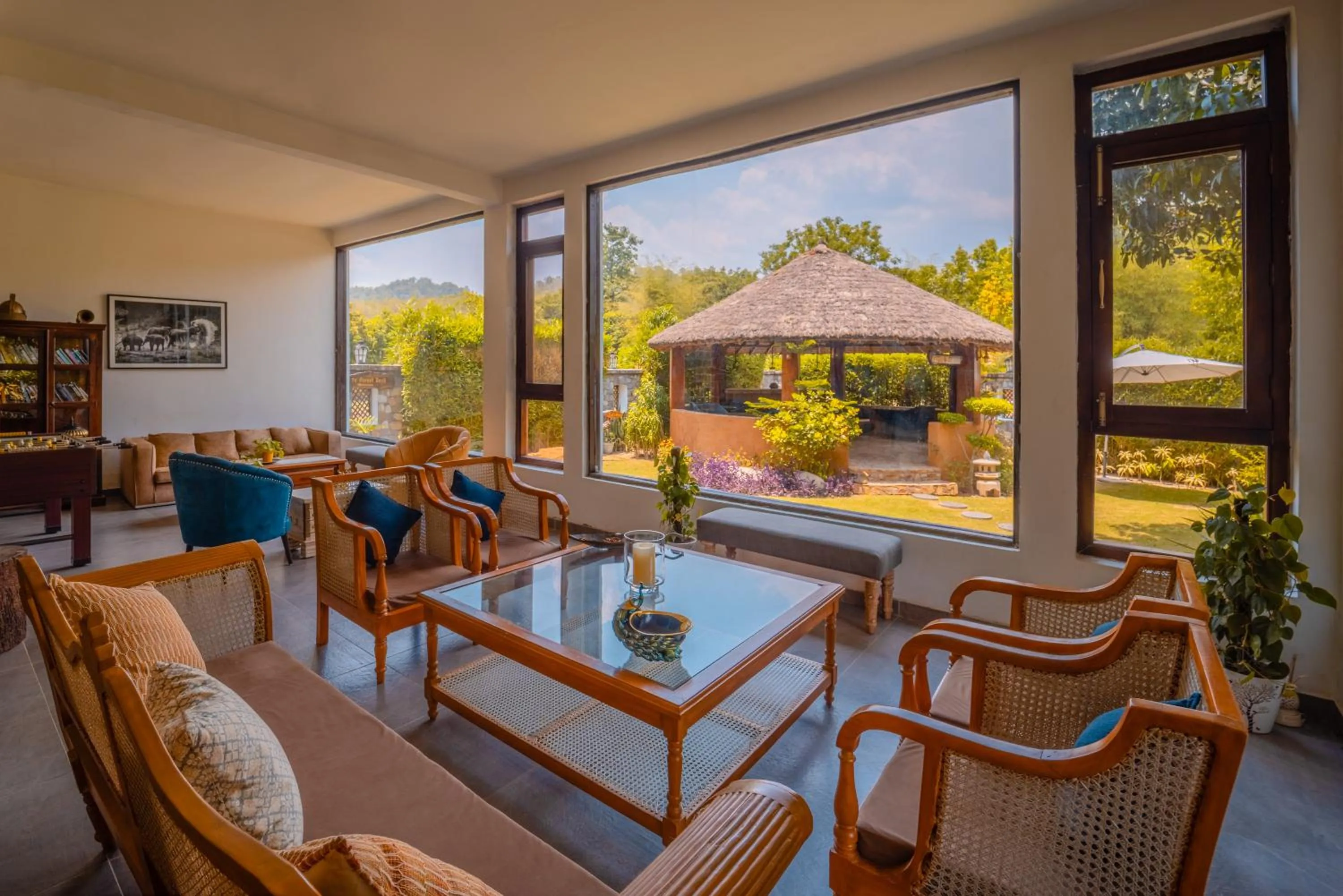 Living room in Tree of Life Vanvilas Riveredge Corbett