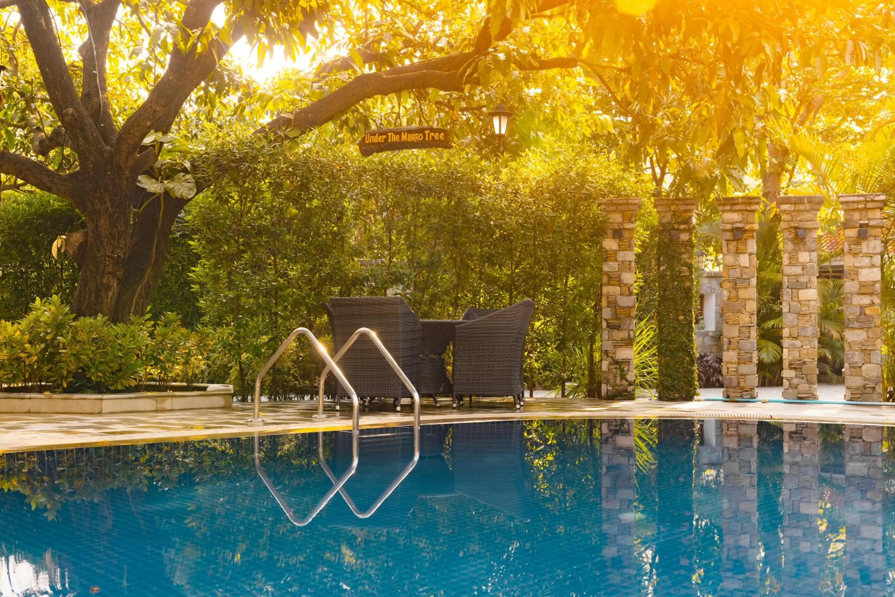 Swimming pool in Tree of Life Vanvilas Riveredge Corbett