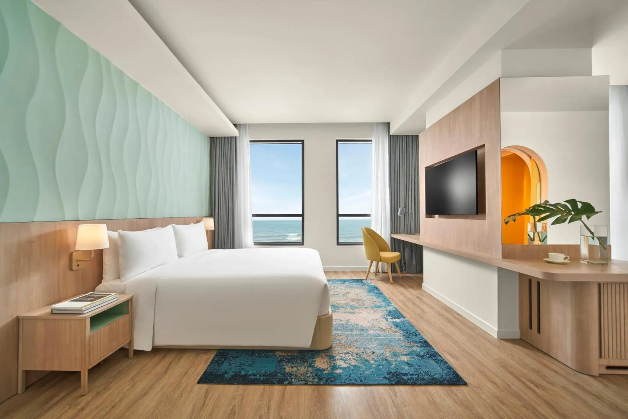 Bedroom, Bed in Holiday Inn Resort Ho Tram Beach by IHG