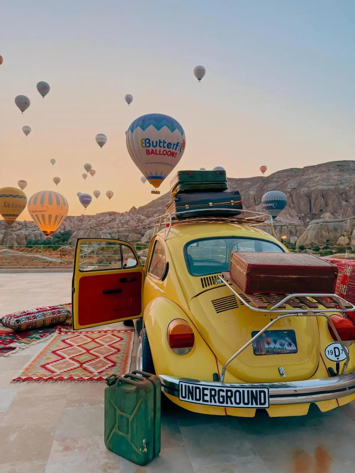 Balcony/Terrace in Underground Cave Suites Hotel