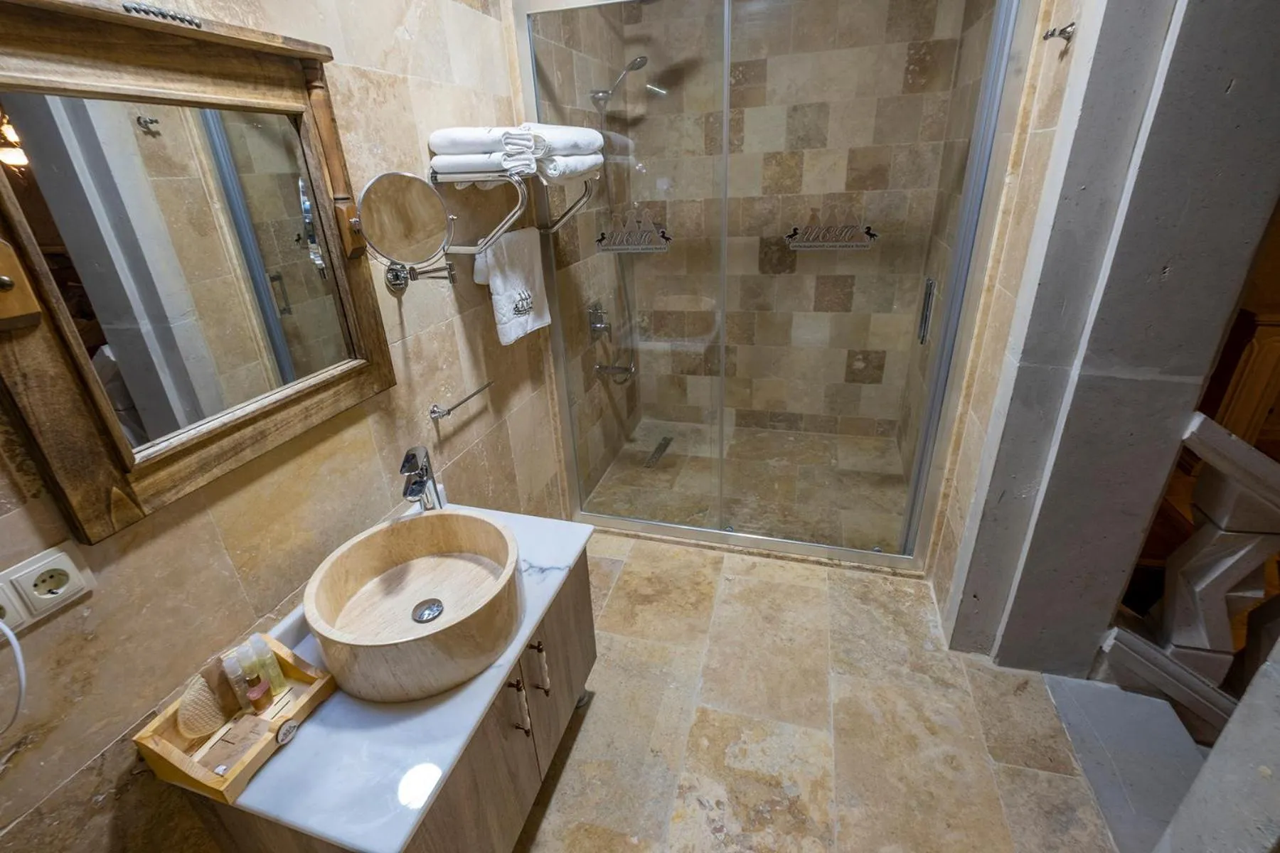 Bathroom in Underground Cave Suites Hotel