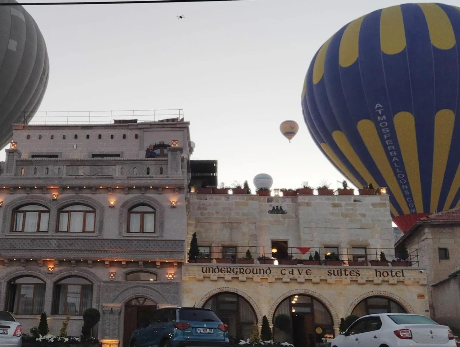 Property building in Underground Cave Suites Hotel