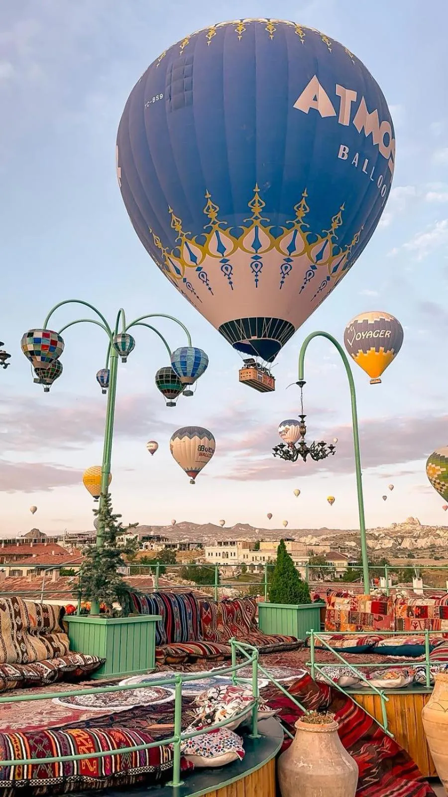 Natural landscape in Underground Cave Suites Hotel