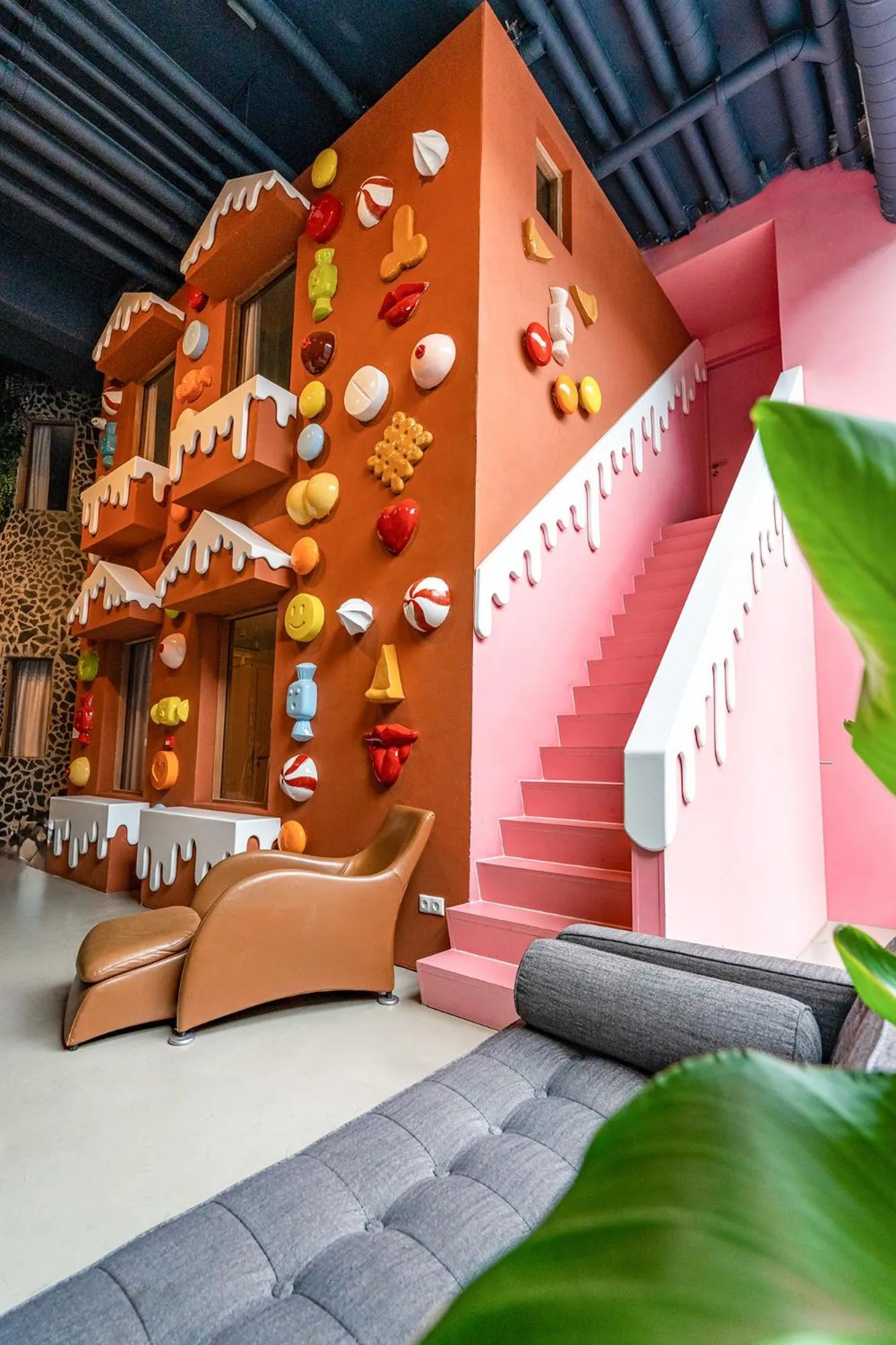 Inner courtyard view in Hotel Not Hotel Rotterdam