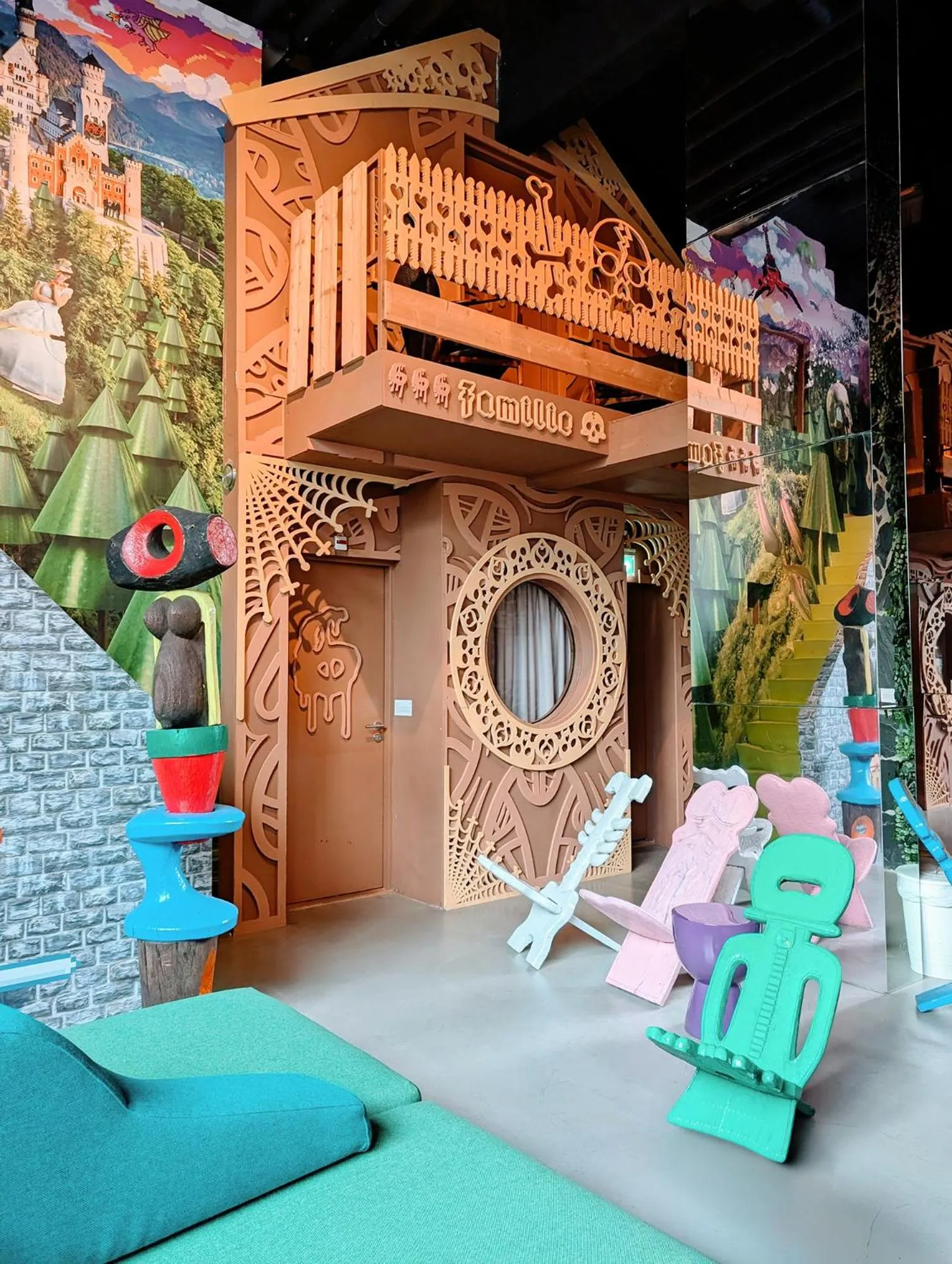 Inner courtyard view in Hotel Not Hotel Rotterdam