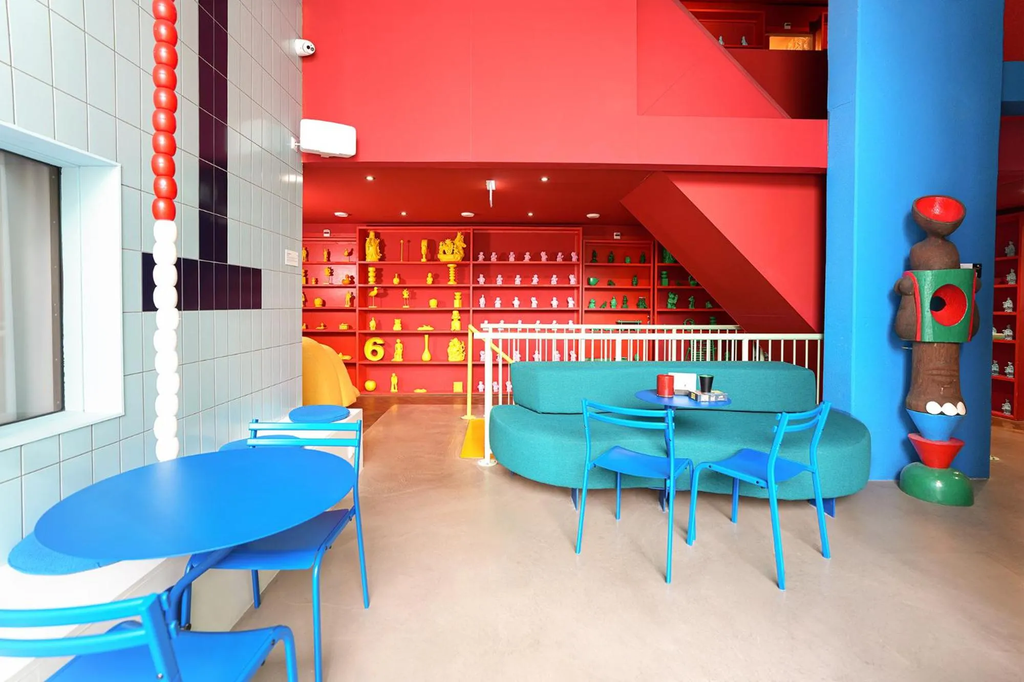 Inner courtyard view in Hotel Not Hotel Rotterdam