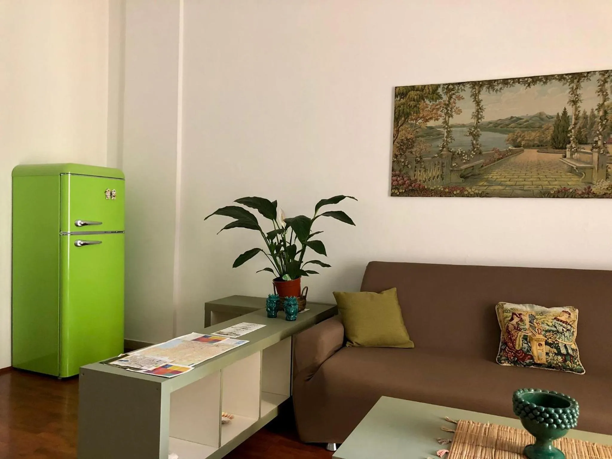 Living room in Dante Suites